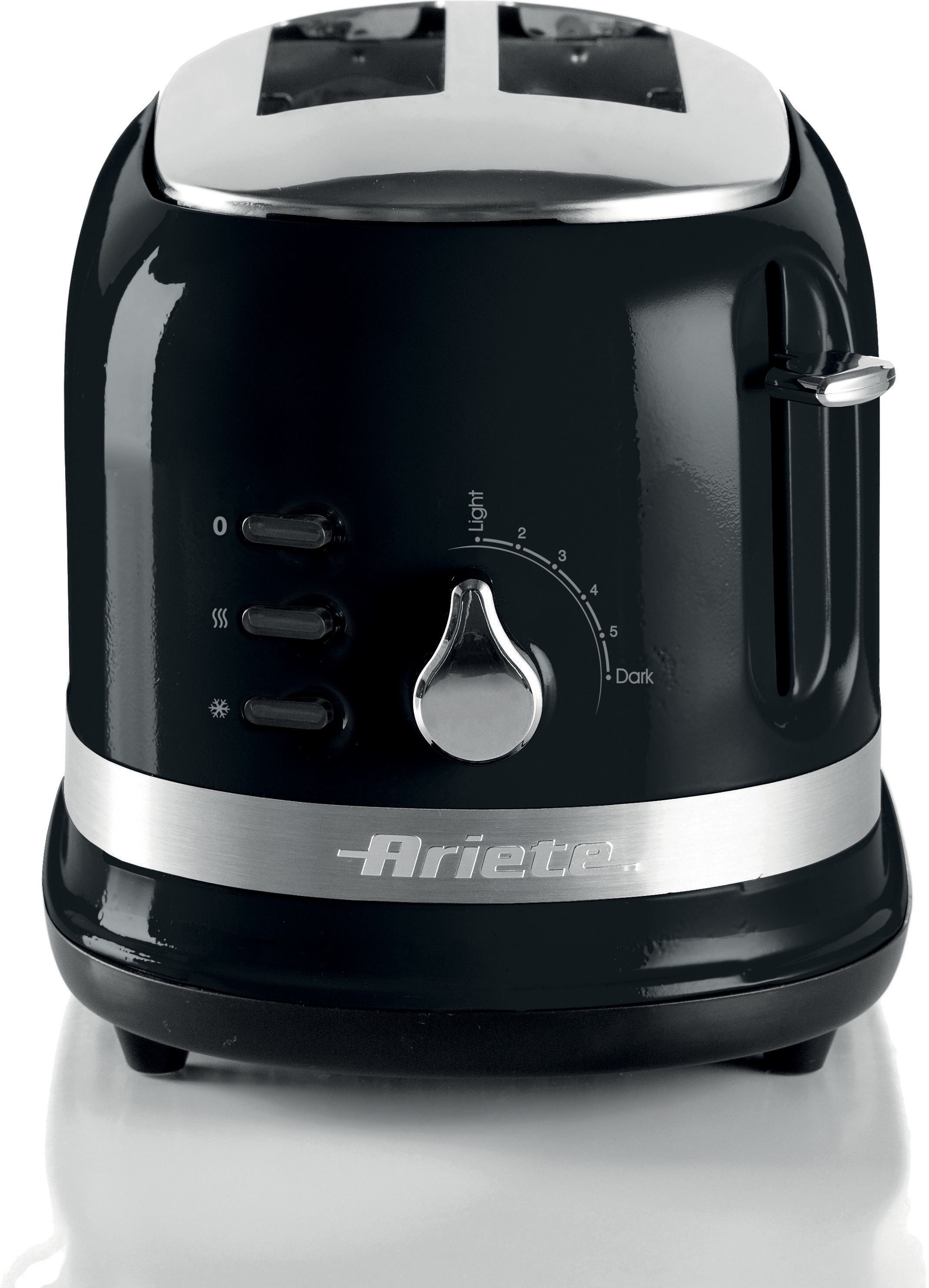 Ariete Toaster "149BK moderna schwarz", 2 kurze Schlitze, 815 W