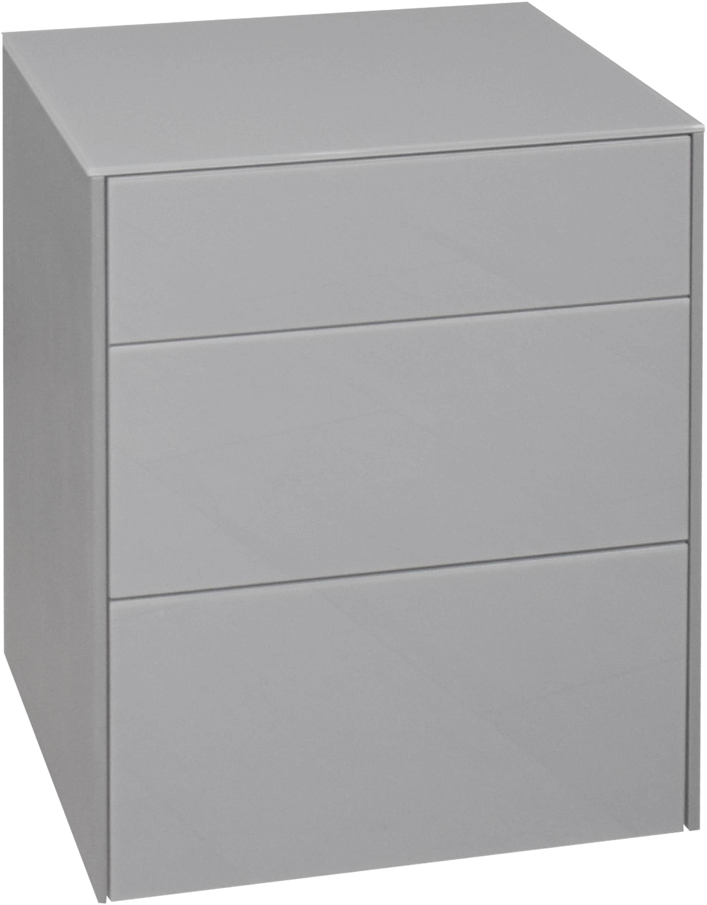 Mäusbacher Kommode "Imola" Mäusbacher Kommode, mit Glasfront und Glasoberplatte, 2 Schubladen
