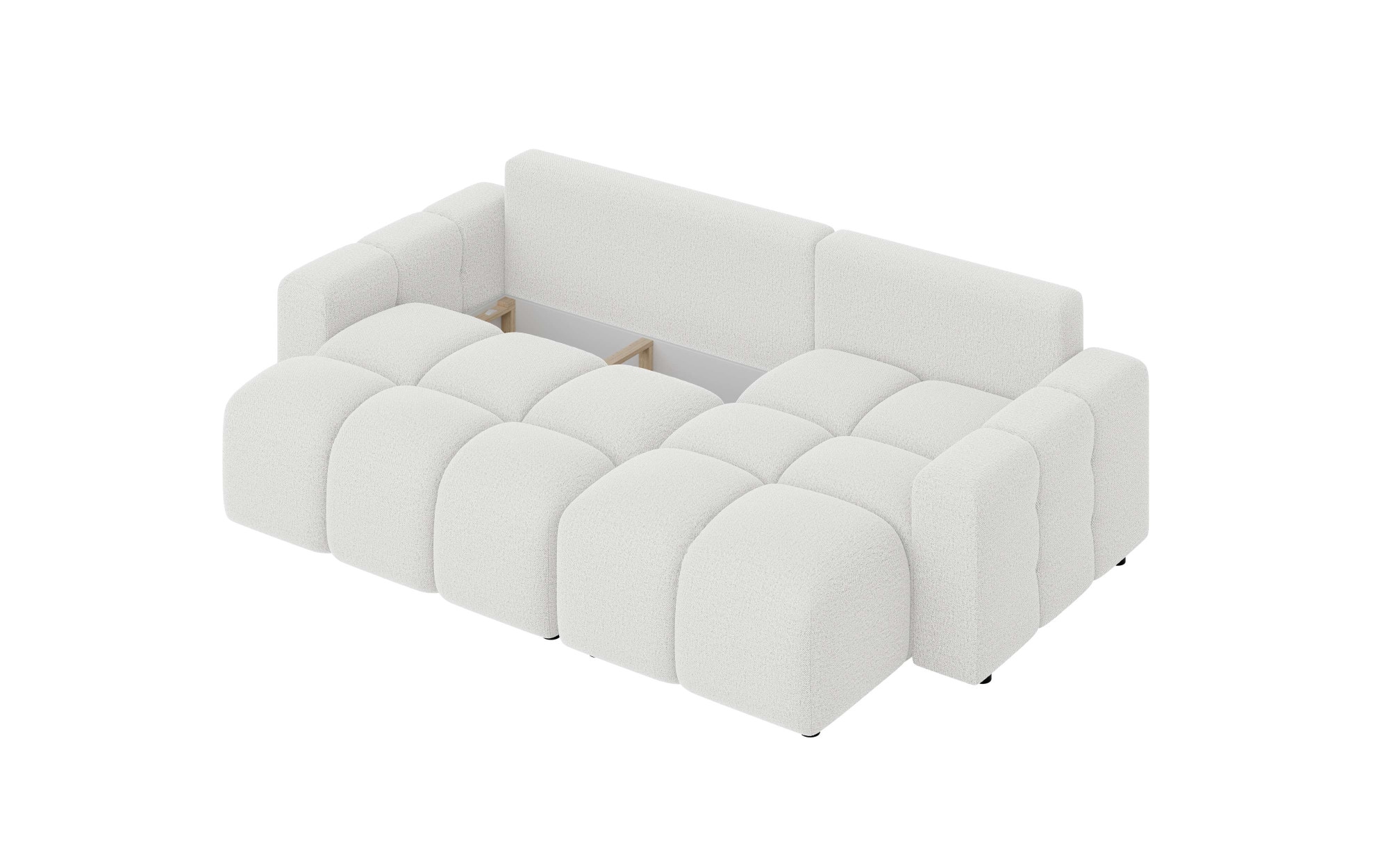 INOSIGN Ecksofa »FELICI, Schlafsofa 233cm, L-Form mit Recamiere beidseitig montierbar«, Designsofa mit Bettfunktion und Bettkasten, Maße B/T/H: 233/142/88 cm