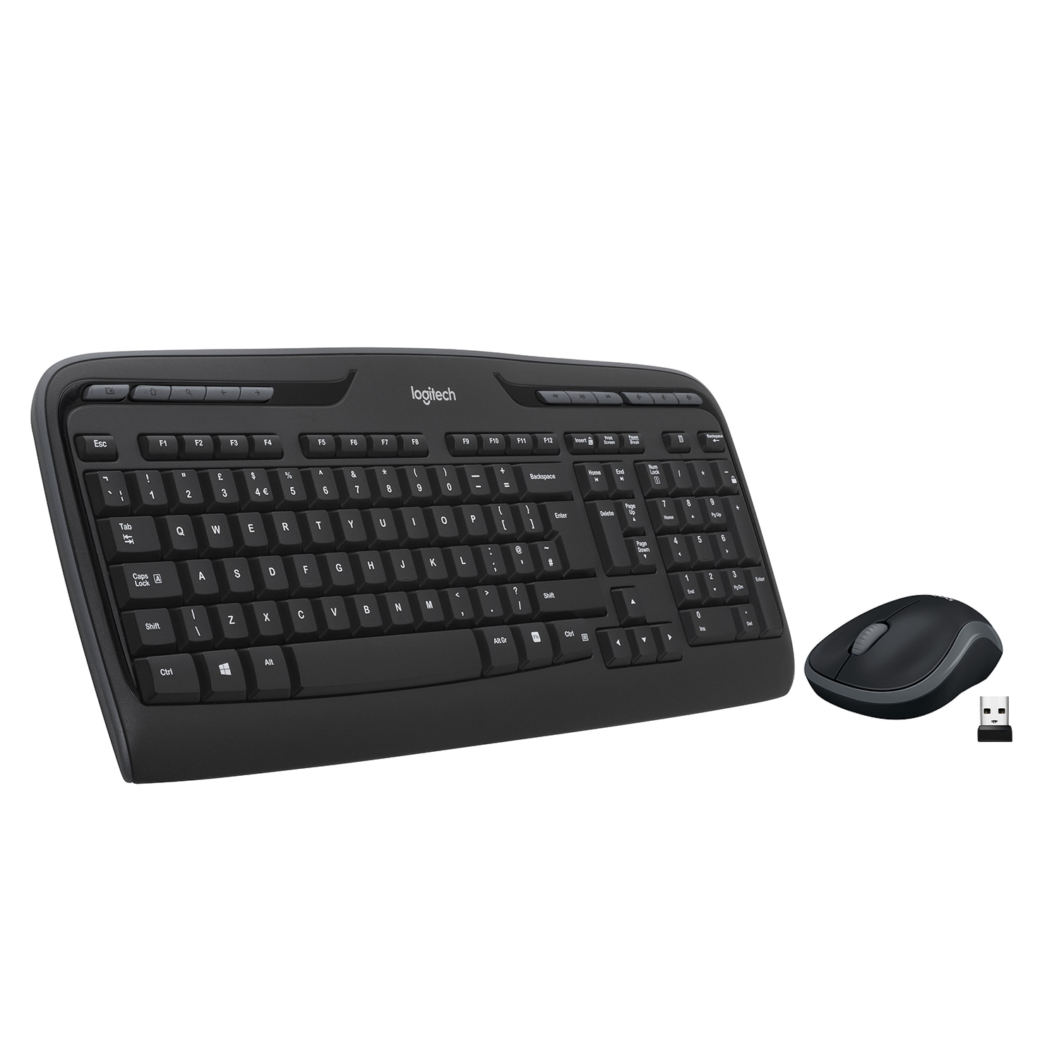 Logitech Tastatur- und Maus-Set »Wireless Combo MK330 - US-INT'L«