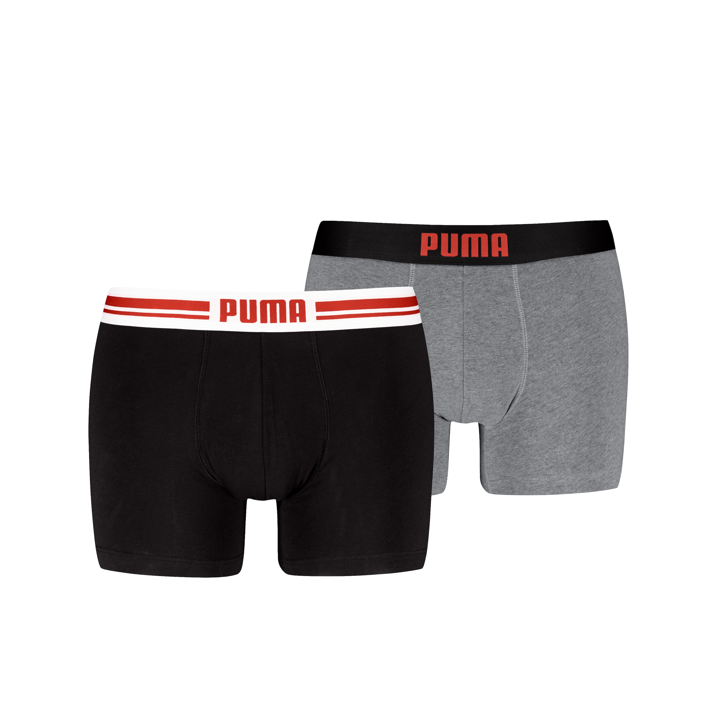 PUMA Boxershorts "MEN EVERYDAY PLACED LOGO BOXER 2P", (2er Pack), mit elast günstig online kaufen