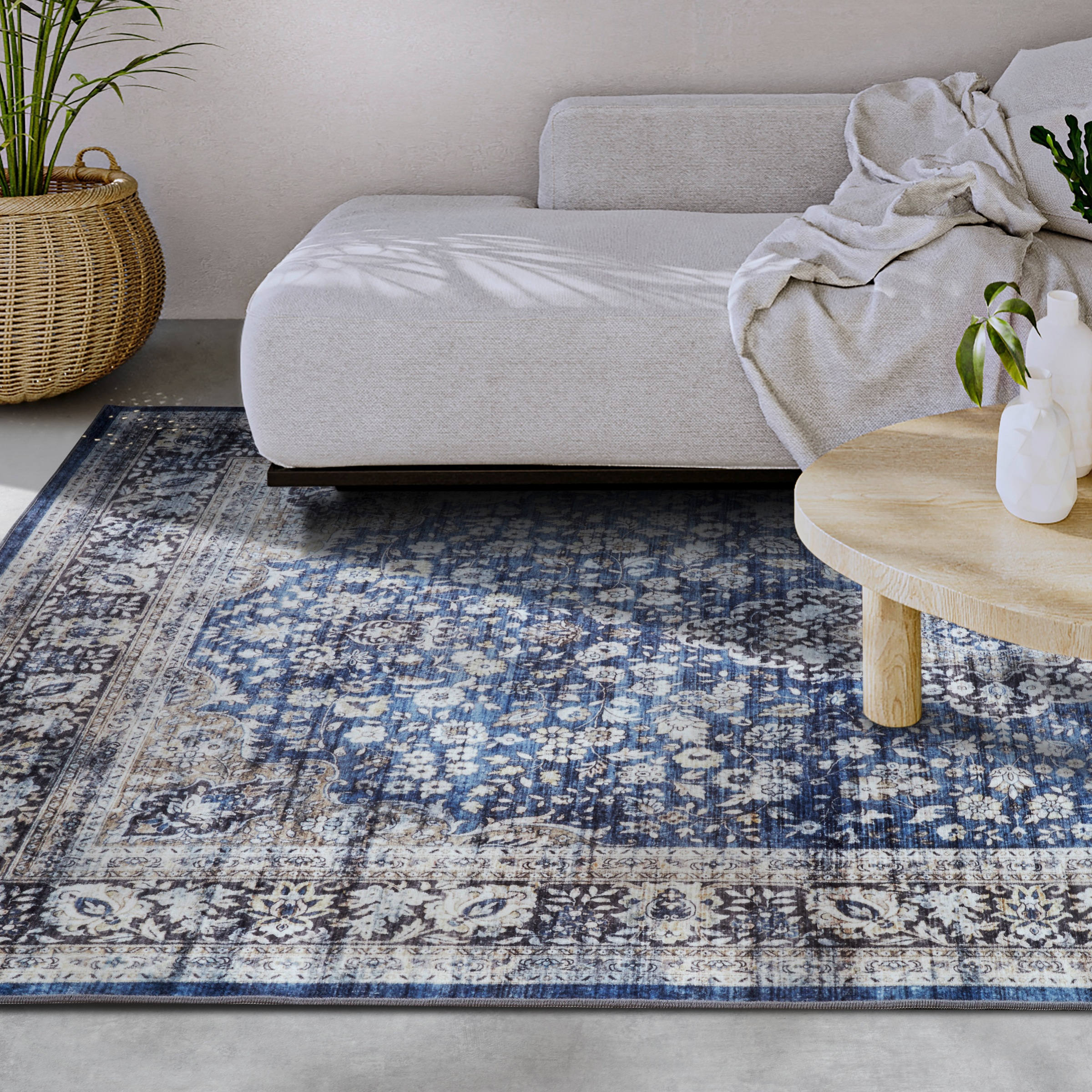 HANSE Home Teppich "Aurora" rechteckig 5 mm Höhe Kurzflor, Anti Rutsch, Ori günstig online kaufen