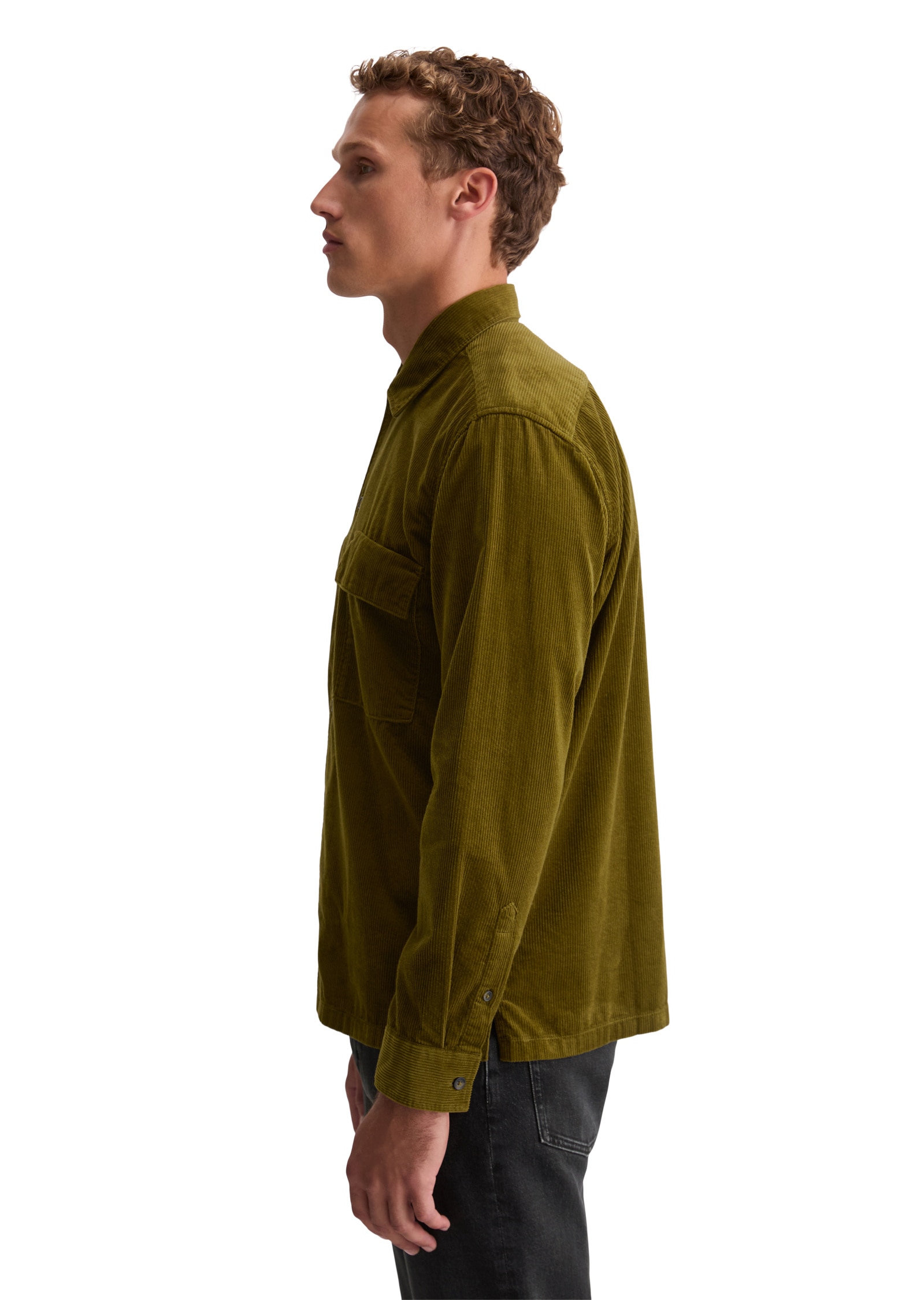 Marc OPolo Langarmhemd "aus reiner Bio-Baumwolle" günstig online kaufen