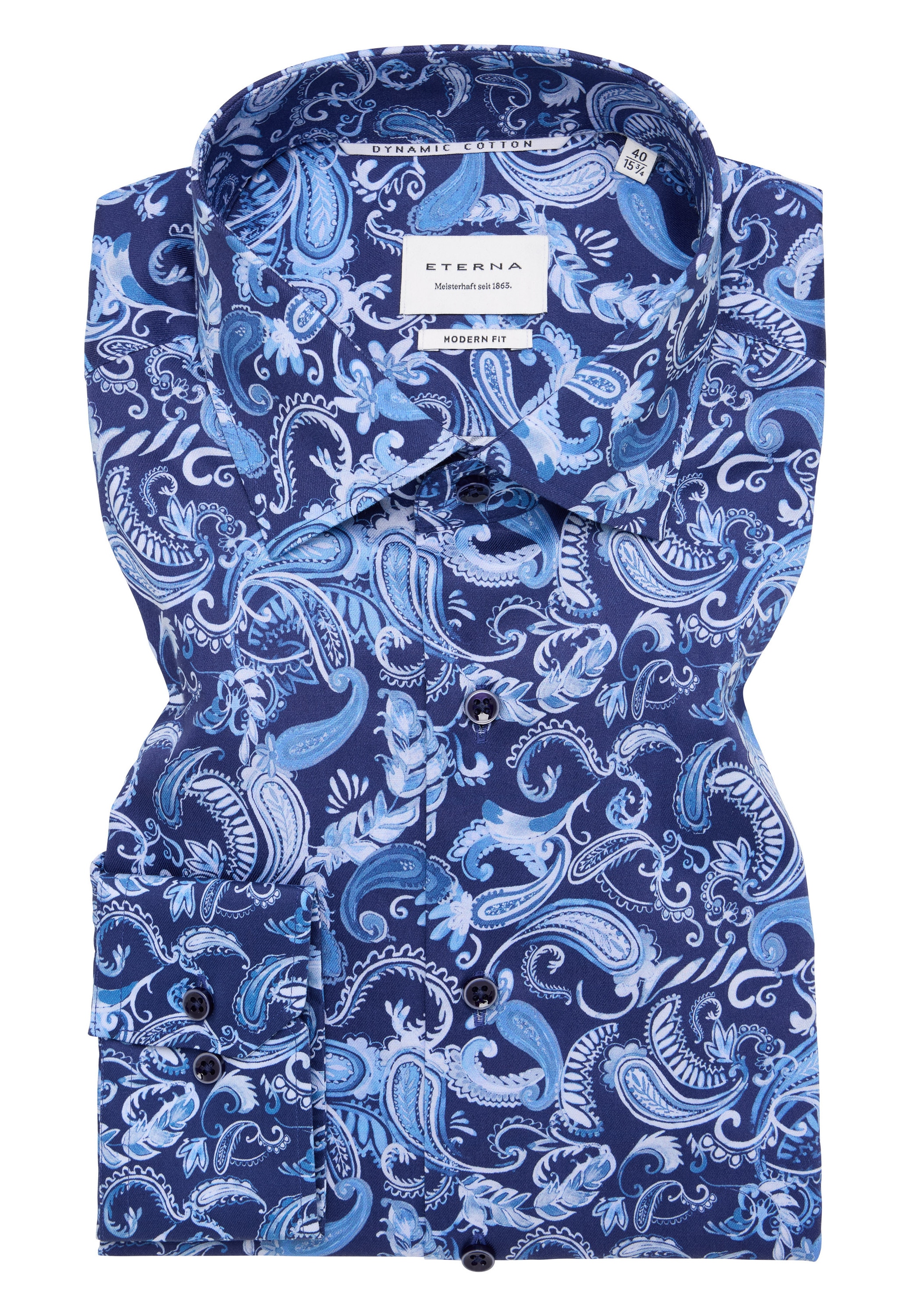 Eterna Langarmhemd »MODERN FIT«, NON IRON (bügelfrei)