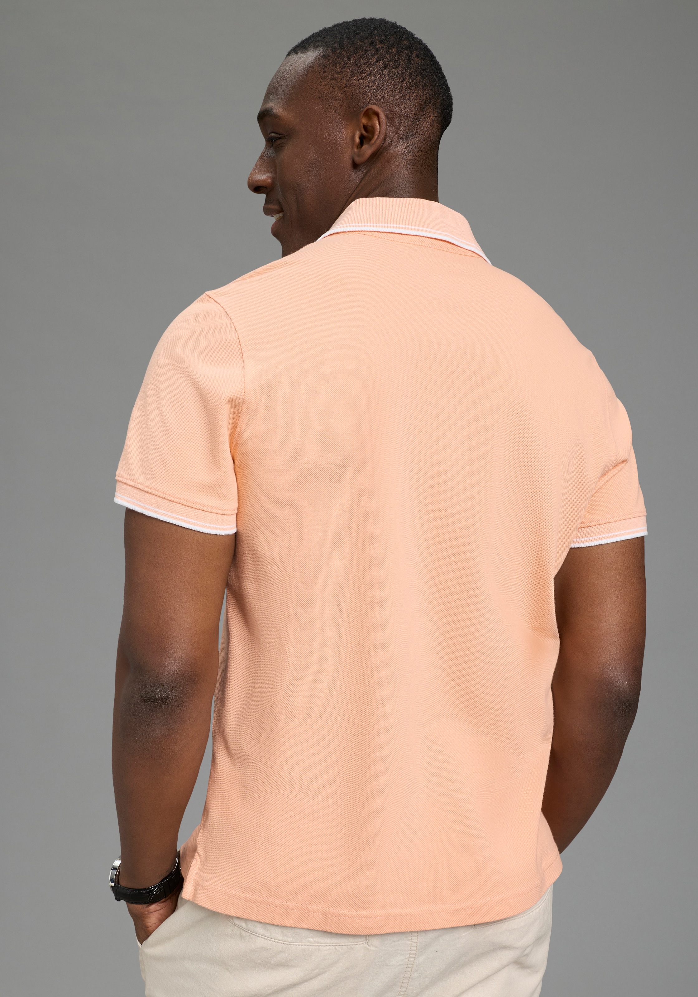 DELMAO Poloshirt Kurzarm, lockere Passform, Polokragen, für Tennis oder Gol günstig online kaufen