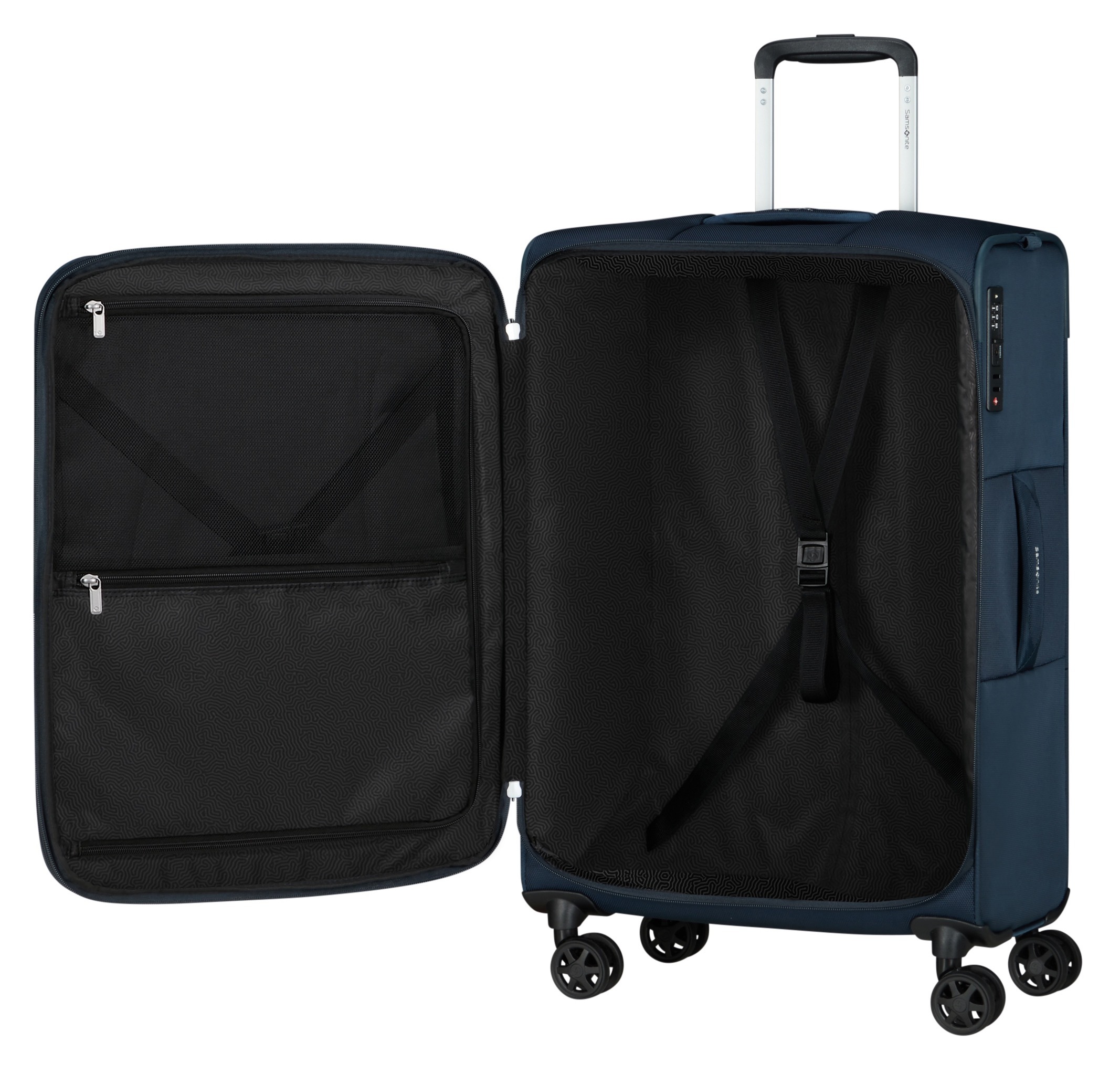 Samsonite Weichgepäck-Trolley »URBIFY, verschiedene Größen«, 4 Rollen, Koffer Reisegepäck Weichgepäckkoffer Volumenerweiterung