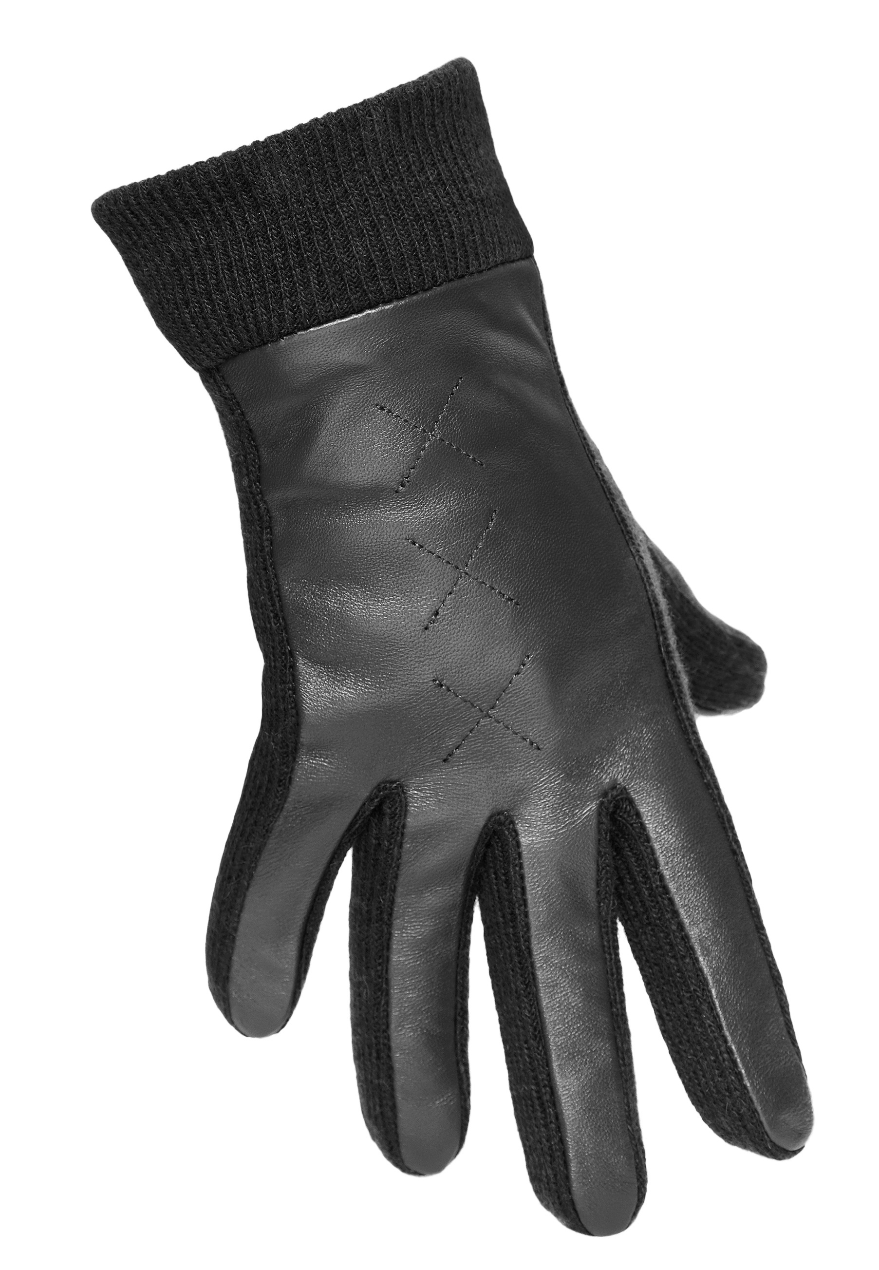 PEARLWOOD Strickhandschuhe »SMILLA«, (1 Paar), weiches Fleece-Innenfutter, Temperaturregulierend, Strickbündchen