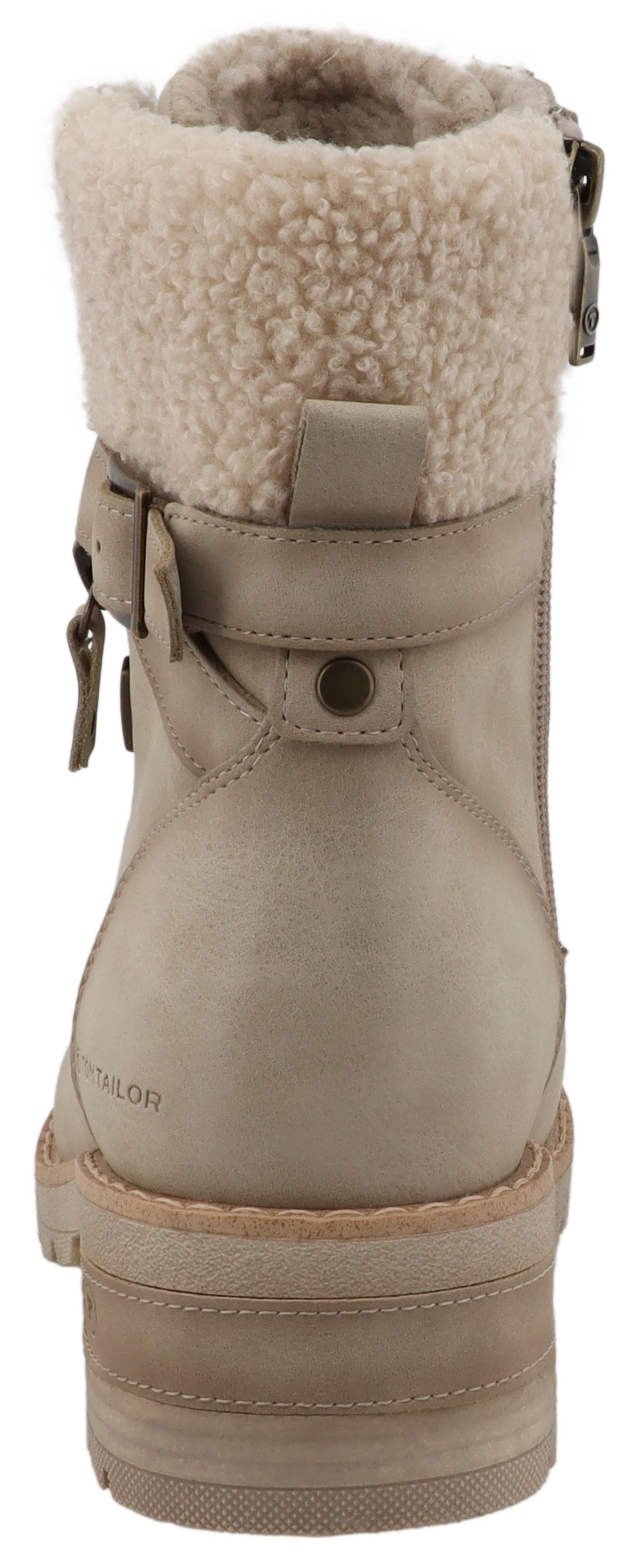 TOM TAILOR Winterstiefelette Stiefelette, Winterboots mit Blockabsatz günstig online kaufen