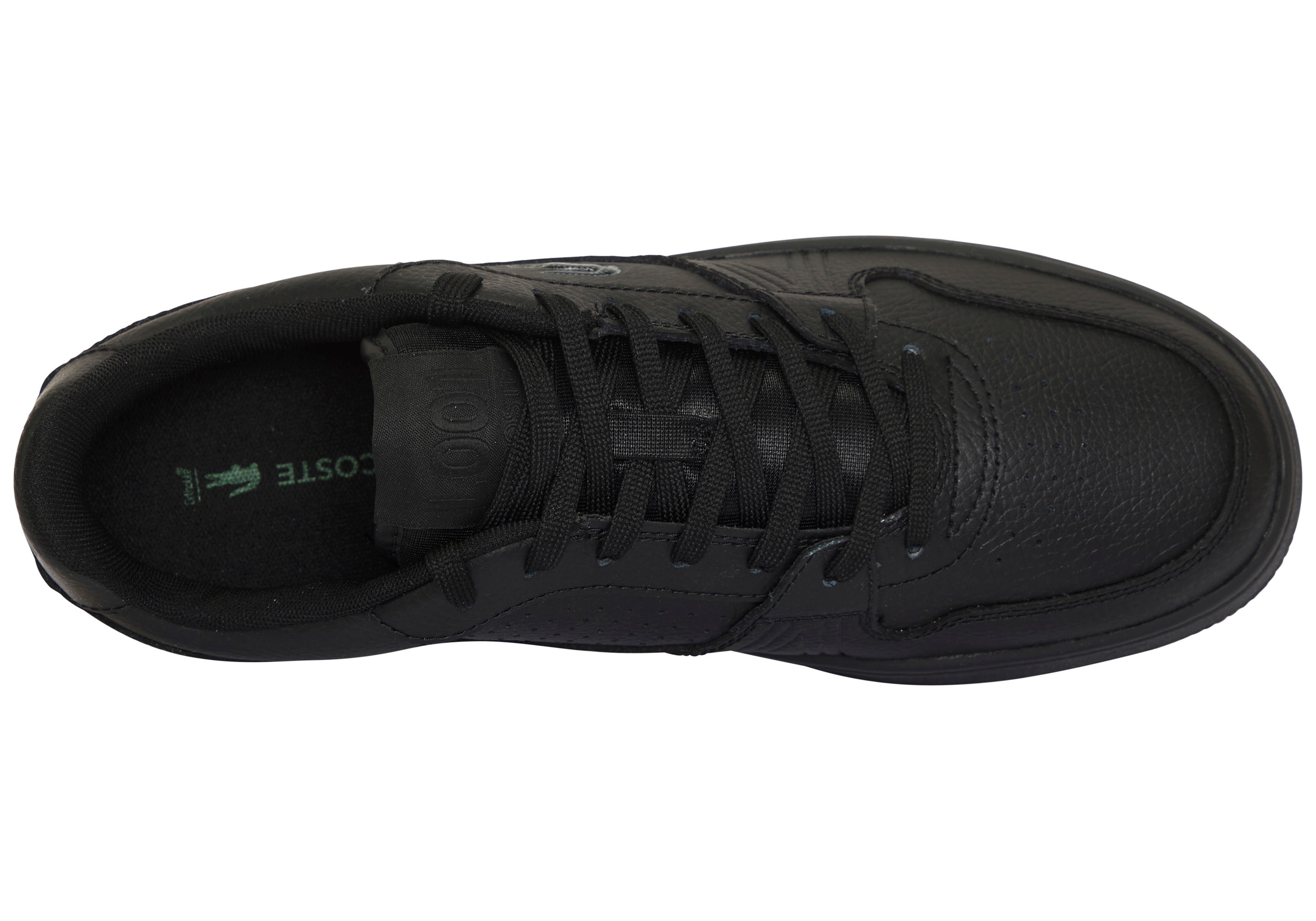 Sneaker LACOSTE "LACOSTE L001", Herren, Gr. 46, blk, blk, Leder, Schuhe Sneaker 3