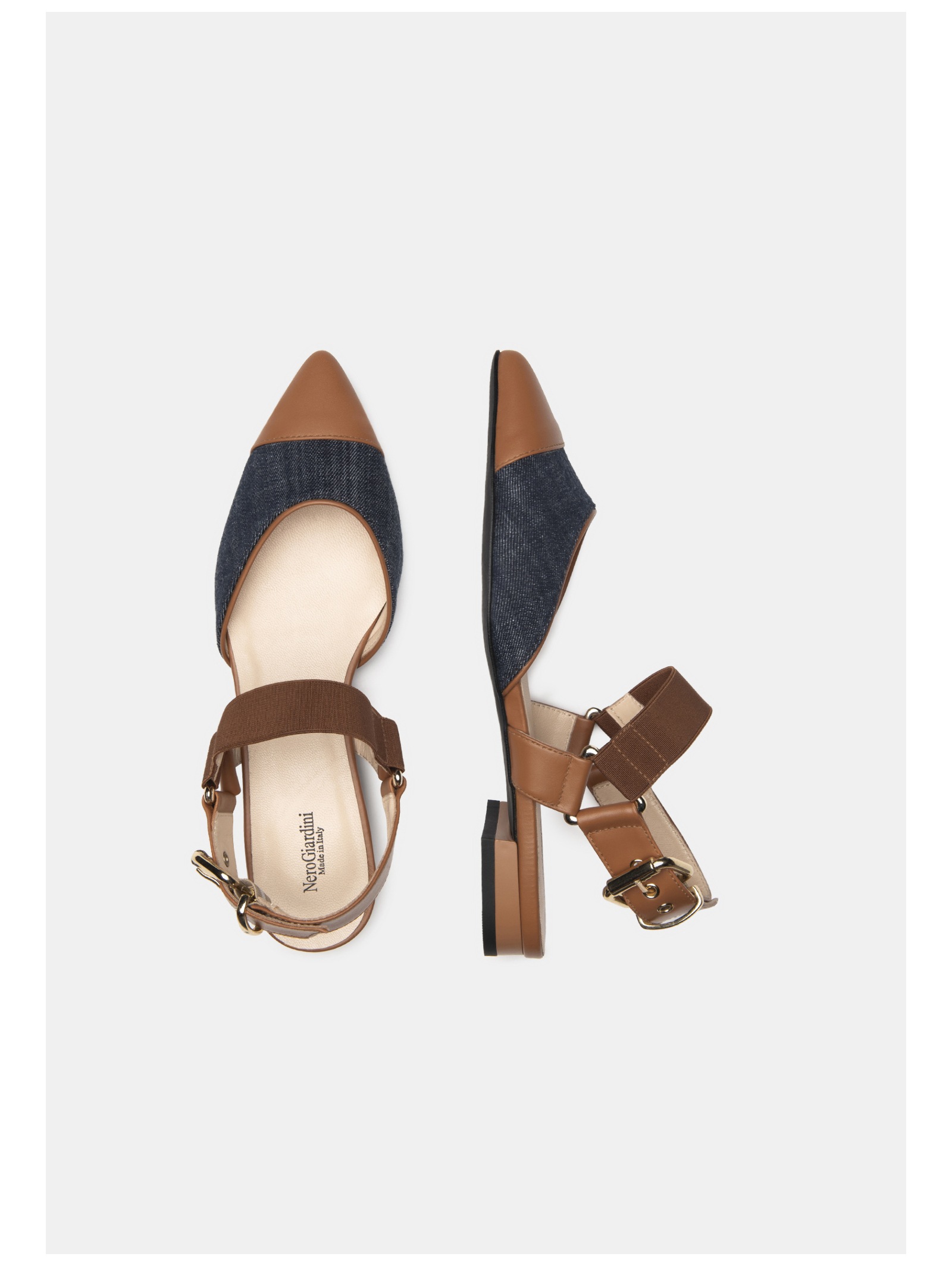 Nero Giardini Slingpumps »Nero Giardini Pumps Lederimitat/Textil«