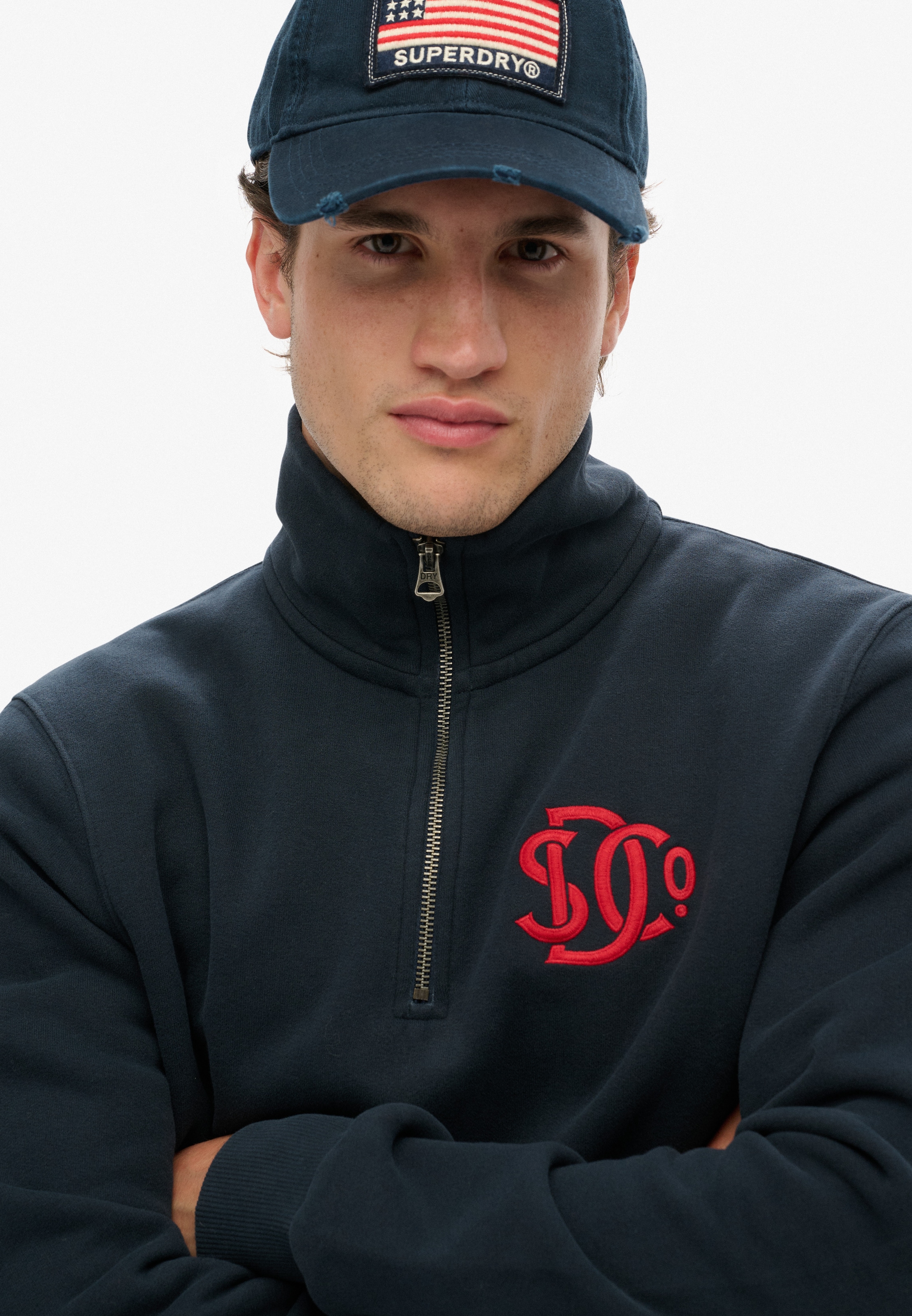 Superdry Sweatshirt »Sd&co Neon Half Zip Track«
