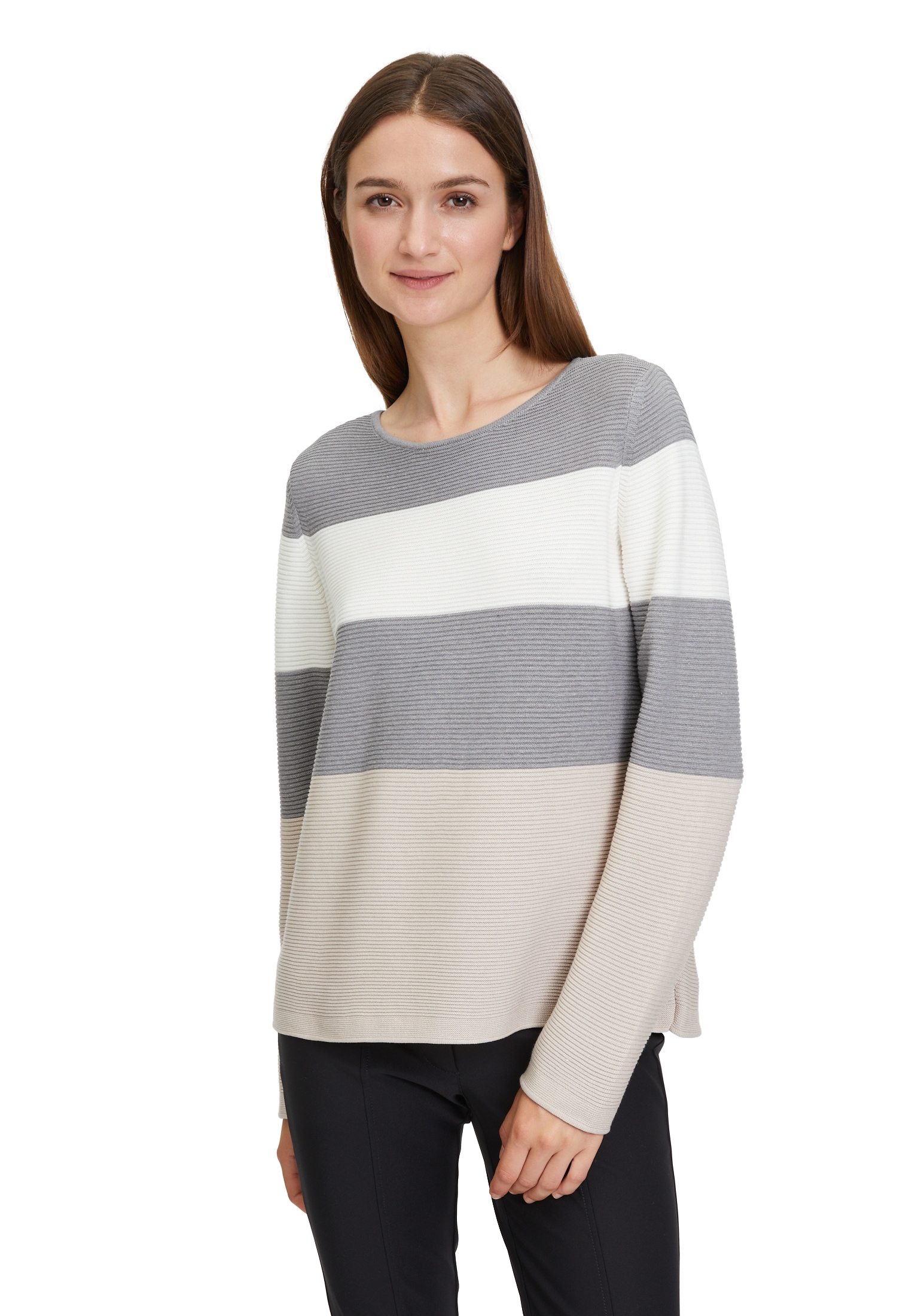 Betty Barclay Strickpullover "Betty Barclay Feinstrickpullover mit Color Bl günstig online kaufen