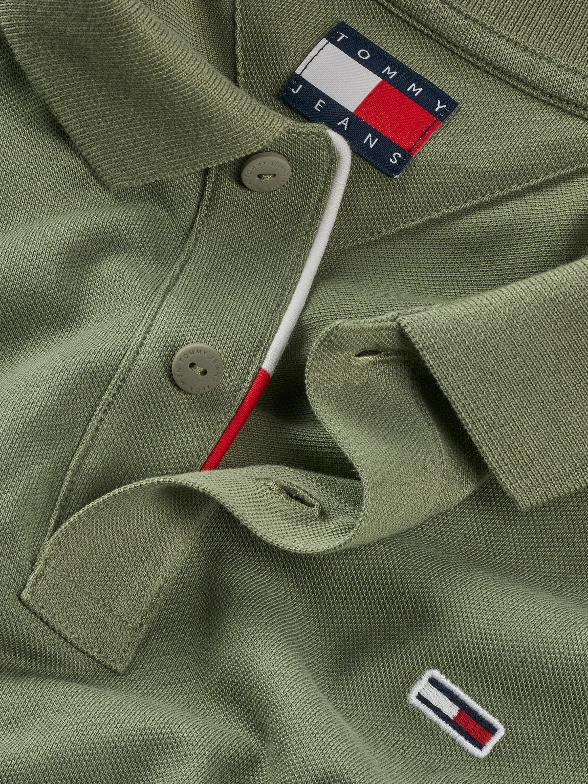 Tommy Jeans Poloshirt »TJM SLIM PLACKET POLO EXT«