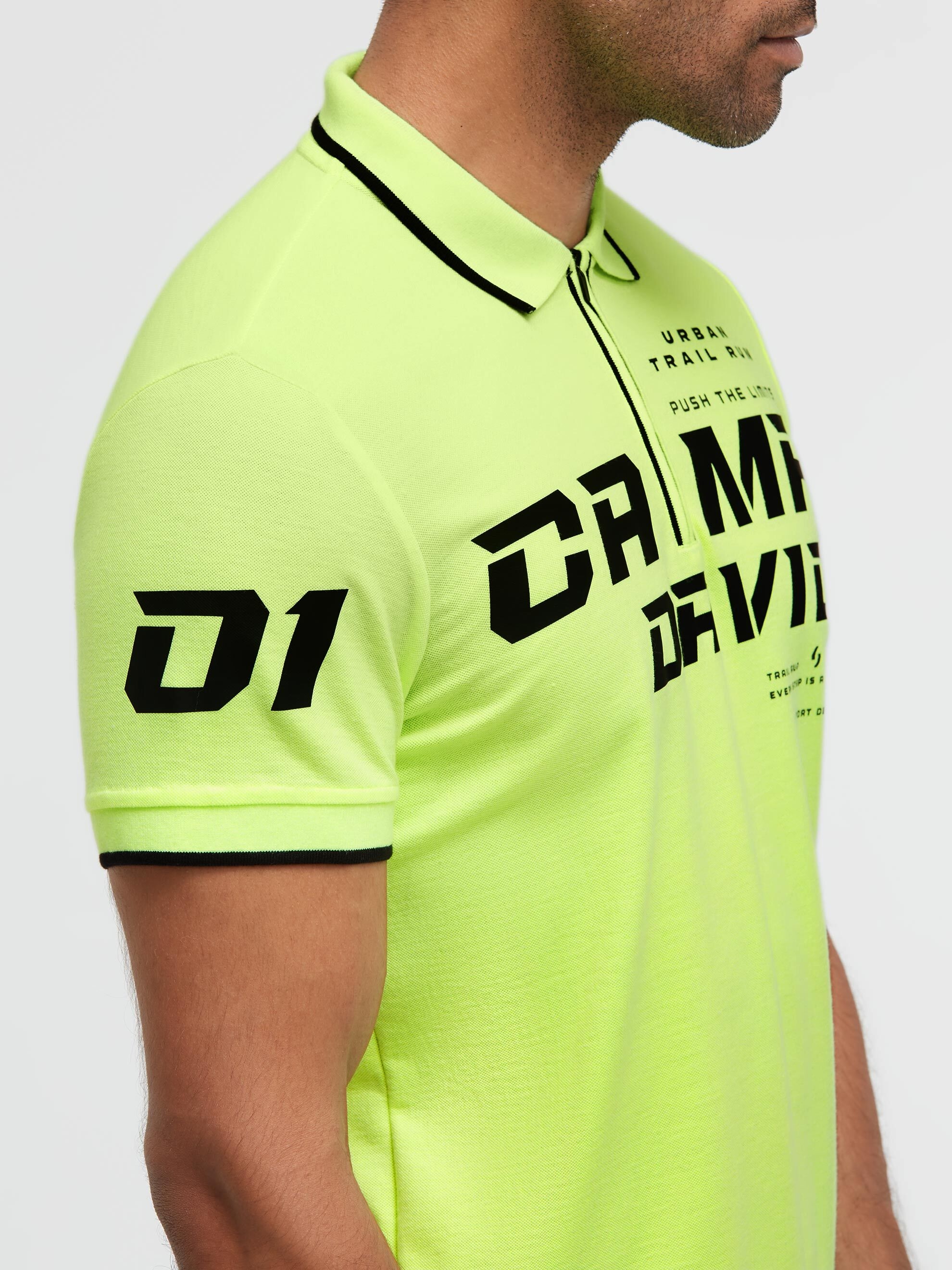 CAMP DAVID Poloshirt mit Seitenschlitze