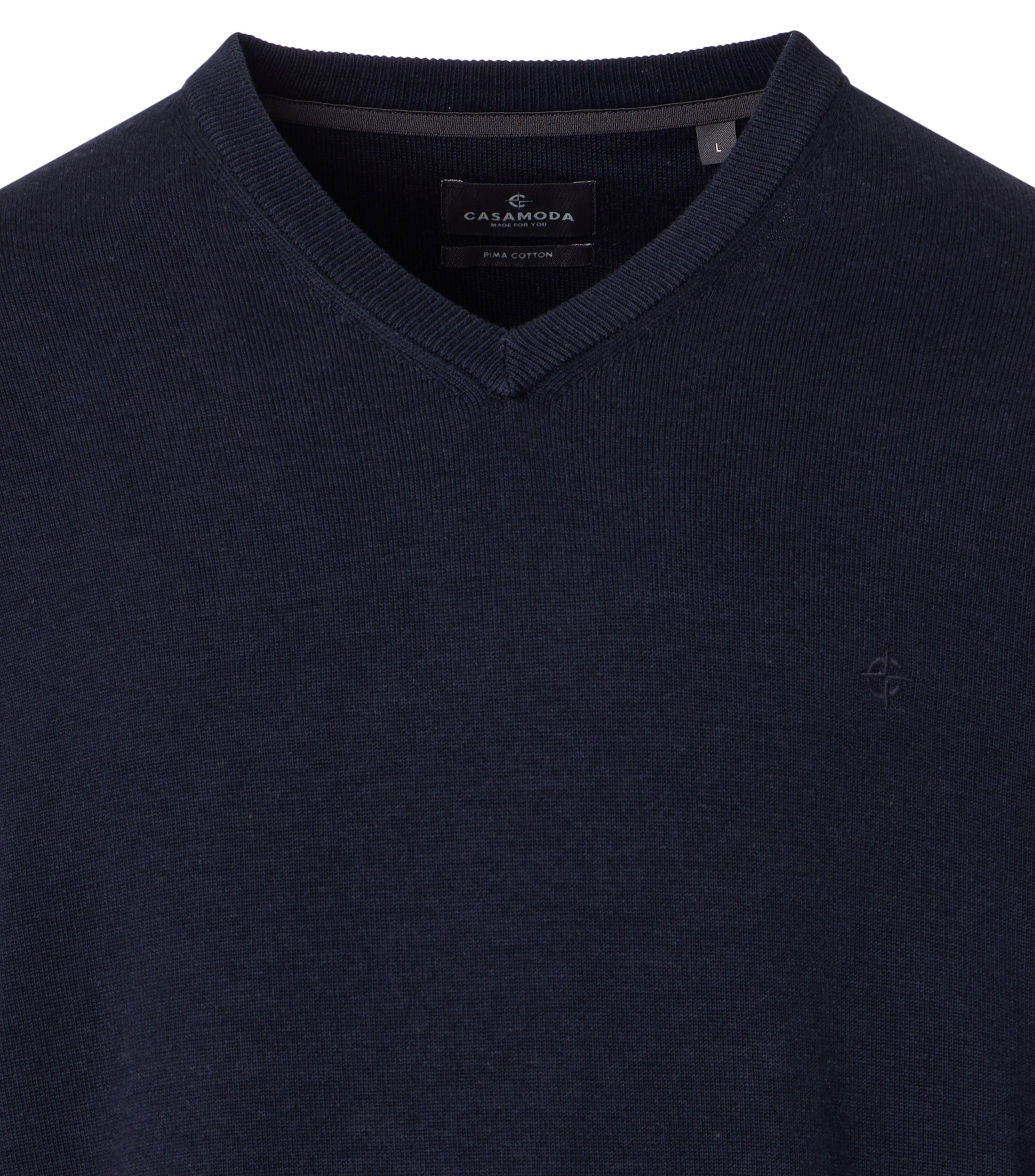 CASAMODA Knitted Sweater Men Dark Blue XL 2