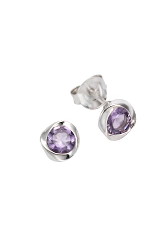 Paar Ohrstecker »925/- Sterling Silber Amethyst«