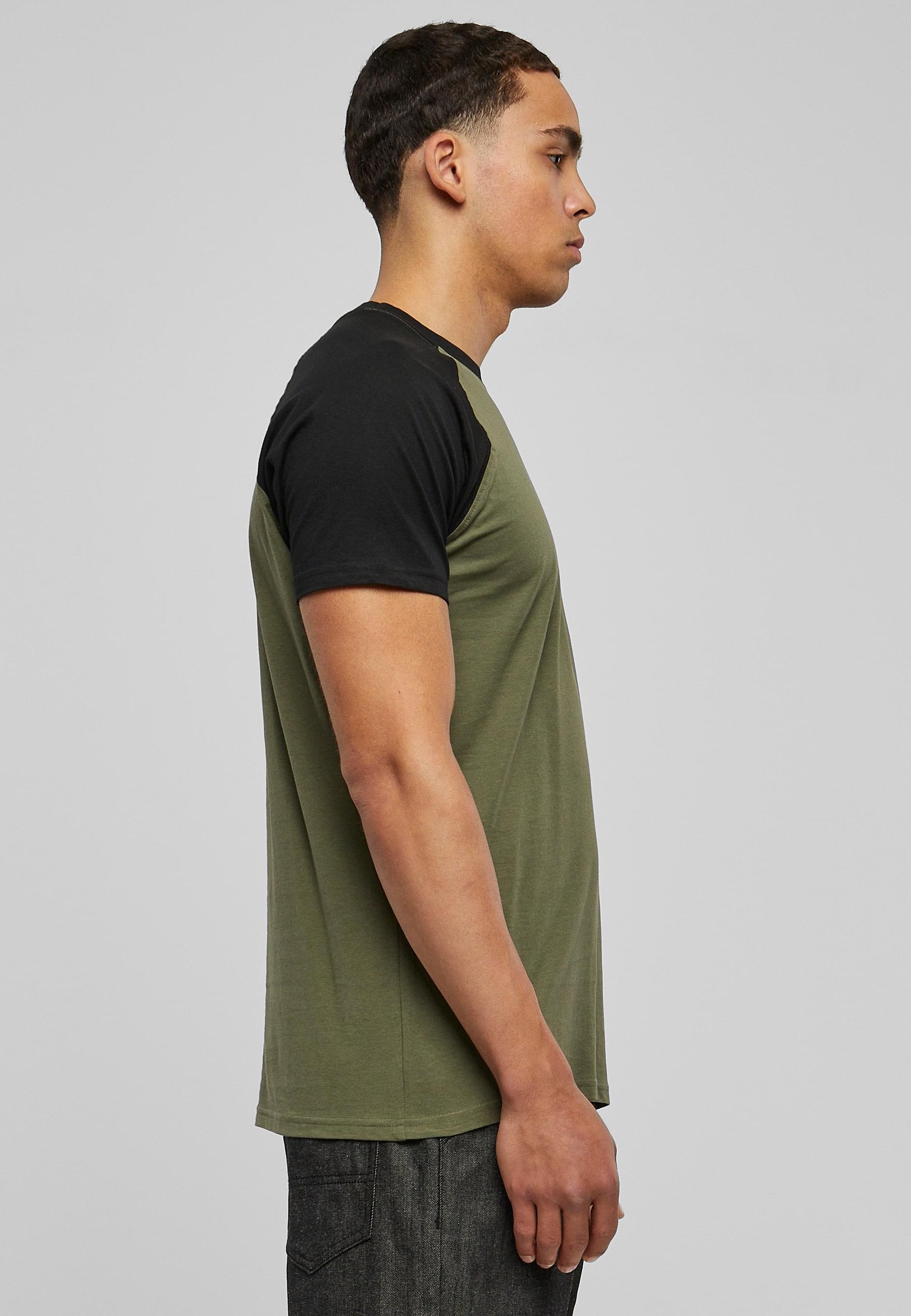 URBAN CLASSICS T-Shirt »Urban Classics Herren Raglan Contrast Tee«, (1 tlg.)