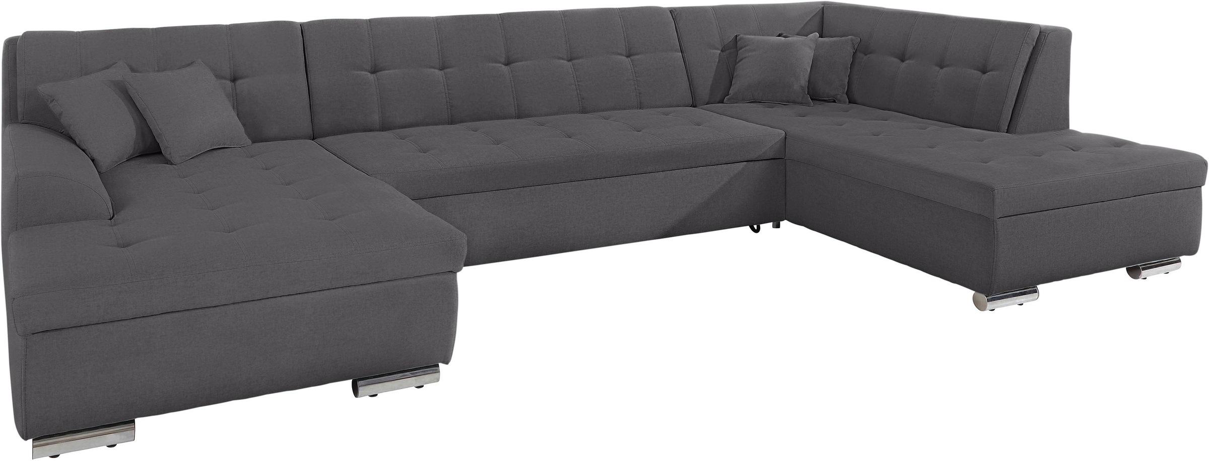 DOMO collection Wohnlandschaft "Aversa U-Form", wahlweise mit Bettfunktion, günstig online kaufen