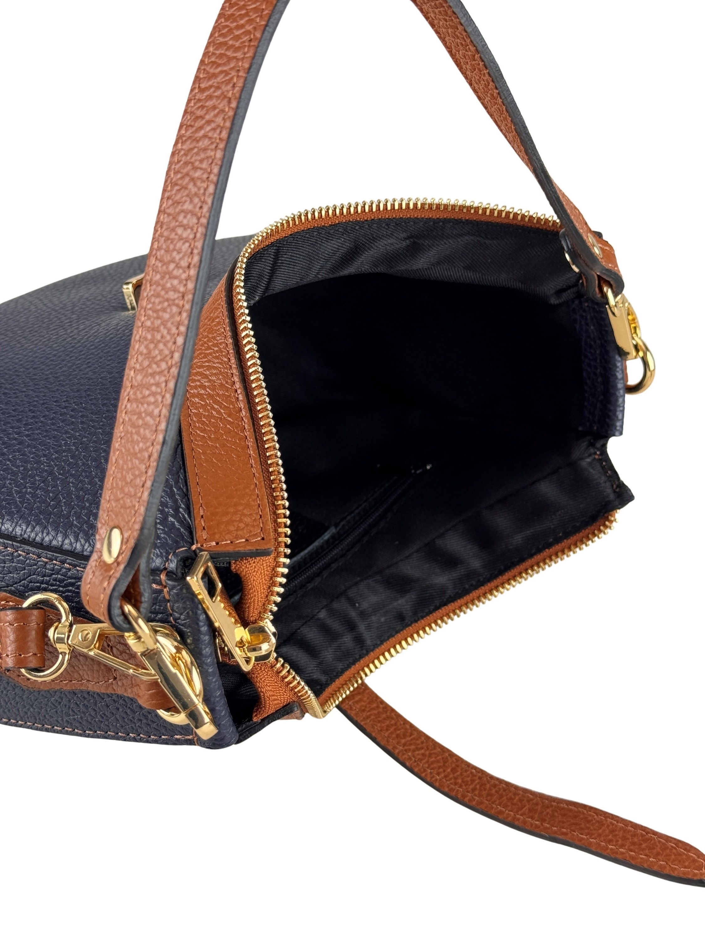 COLLEZIONE ALESSANDRO Schultertasche »OceanDrop«, aus Leder, Made in Italy