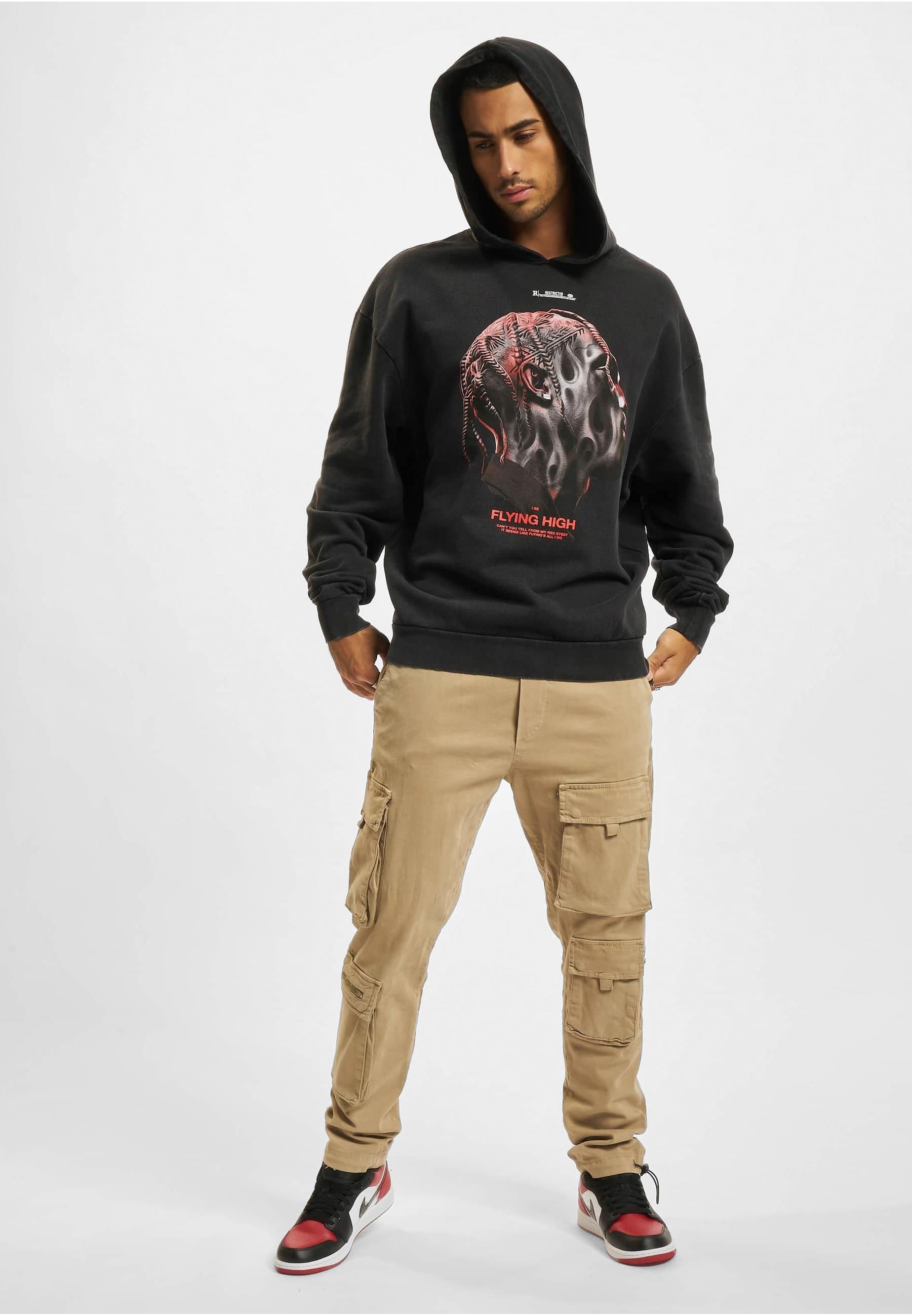 Upscale by Mister Tee Kapuzensweatshirt »Upscale by Mister Tee Herren Flying High Oversize Hoody«, (1 tlg.)