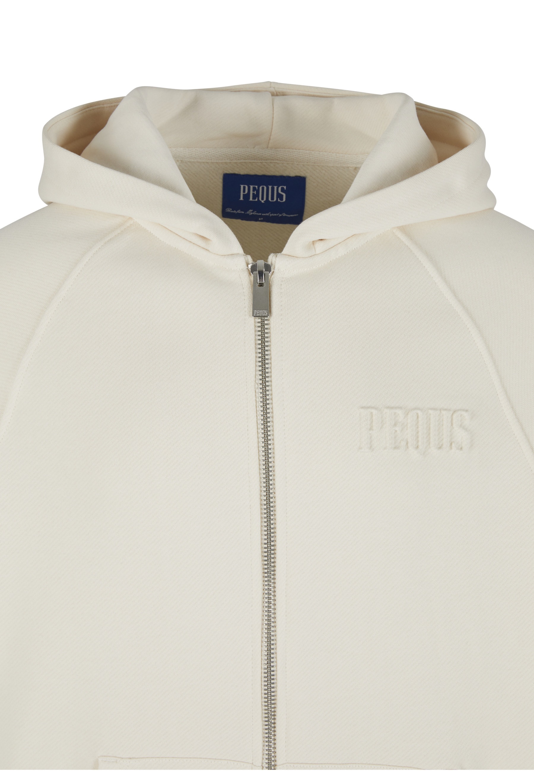 PEQUS Strickpullover "PEQUS PEQUS Debossed Logo Zip-Hoodie" 1 günstig online kaufen