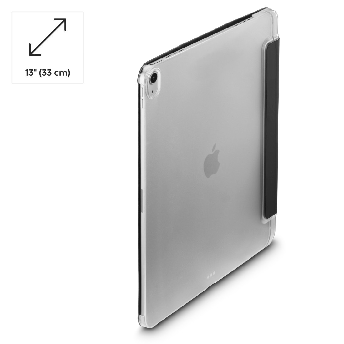 Hama Tablet-Hülle »Tablet-Hülle f. iPad Air 13", Stiftfach, Standfunktion, schwarz« Standfunktion, transparentes Backcover, Magnetverschluss, Stiftfach