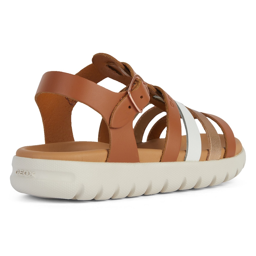 Geox Sandale »J SANDAL SOLEIMA GIR«, Sommerschuh, Riemchensandale, Sandalette, mit Schnallenverschluss