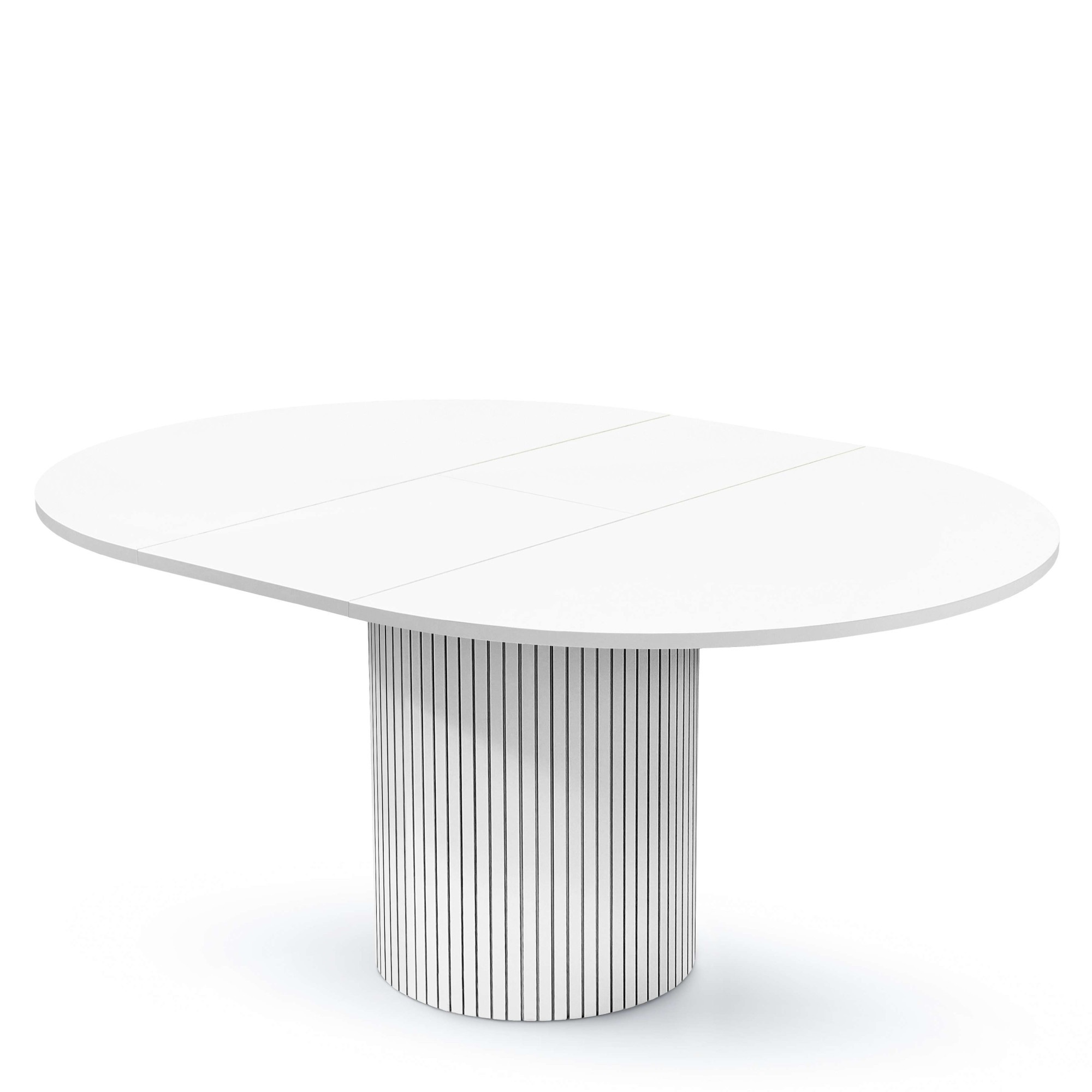 WOODMAN Toscana Table à Manger Blanche 120cm 3
