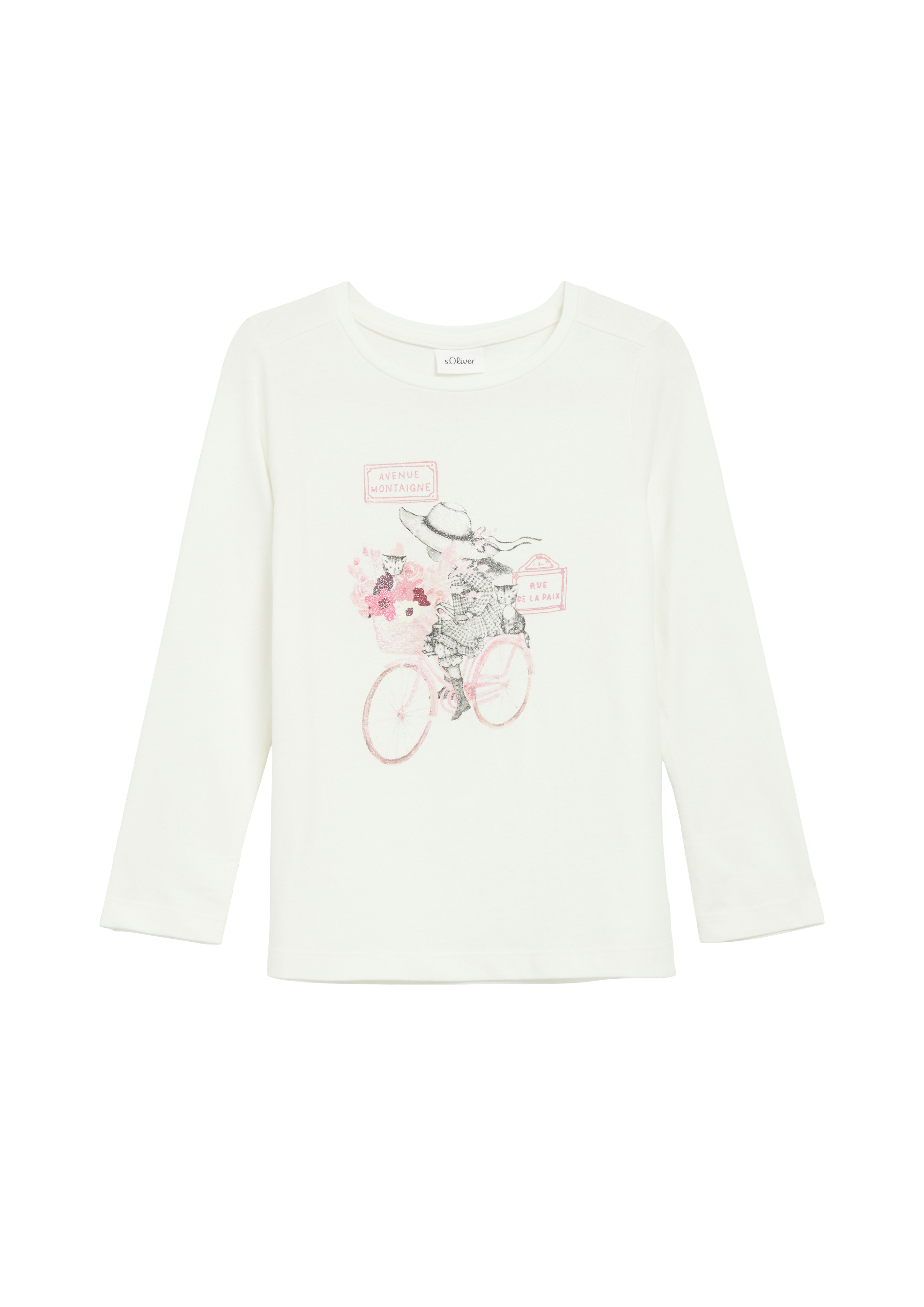 s.Oliver Junior Langarmshirt mit Print / für Girls