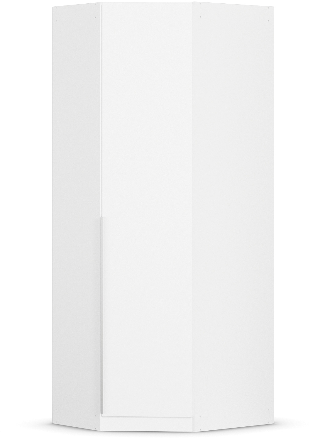 rauch Eckkleiderschrank "Kleiderschrank Eckschrank Schrank Garderobe Ankleide MEMPHIS" Schenkelmaß: 87x74 oder 119x106 cm, Höhe 210 cm, platzsparend, viel Stauraum, voll aufgelegter Spiegel MADE IN GERMANY