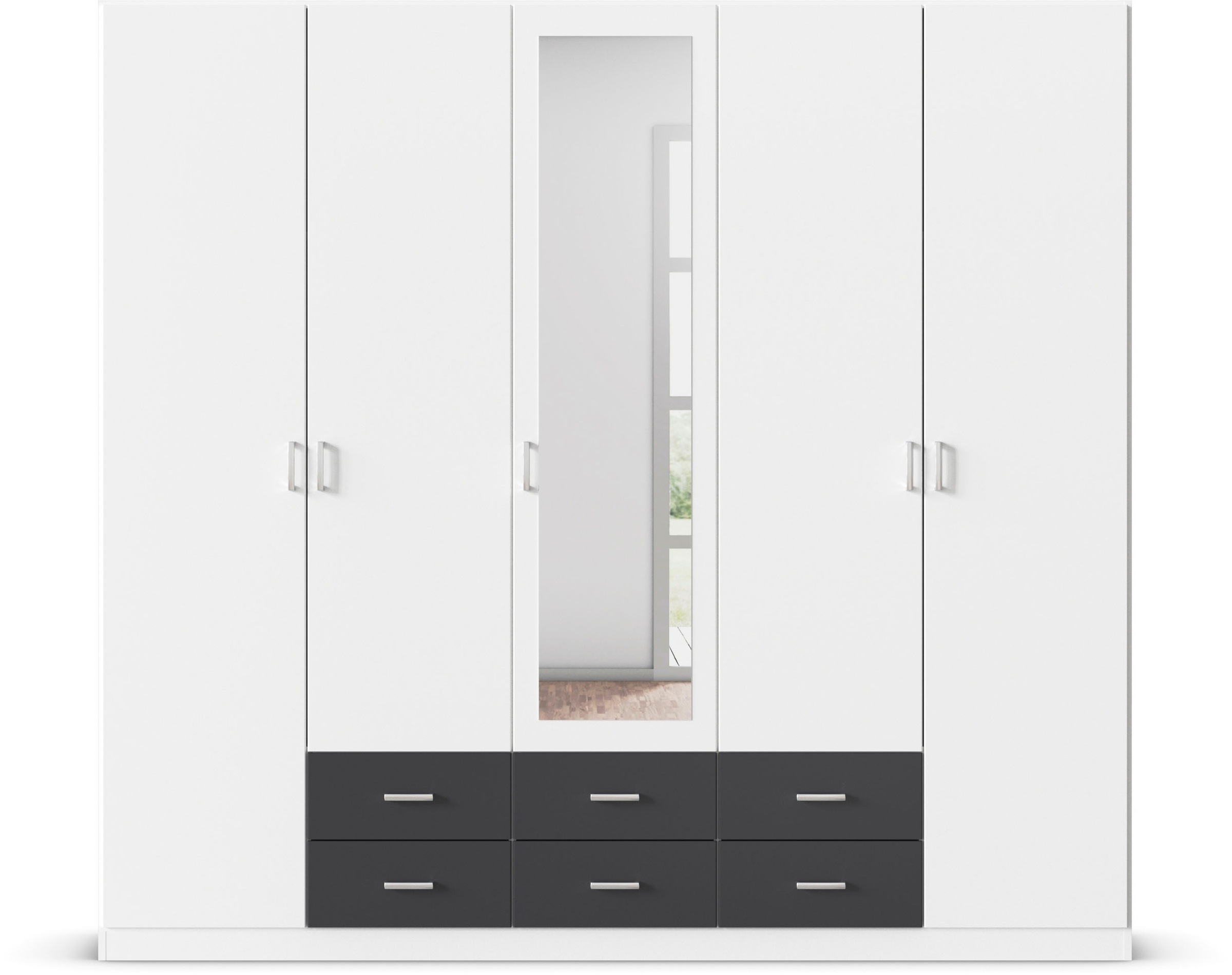 rauch Kleiderschrank "Schrank Garderobe Wäscheschrank GAMMA in 3 Breiten" v günstig online kaufen