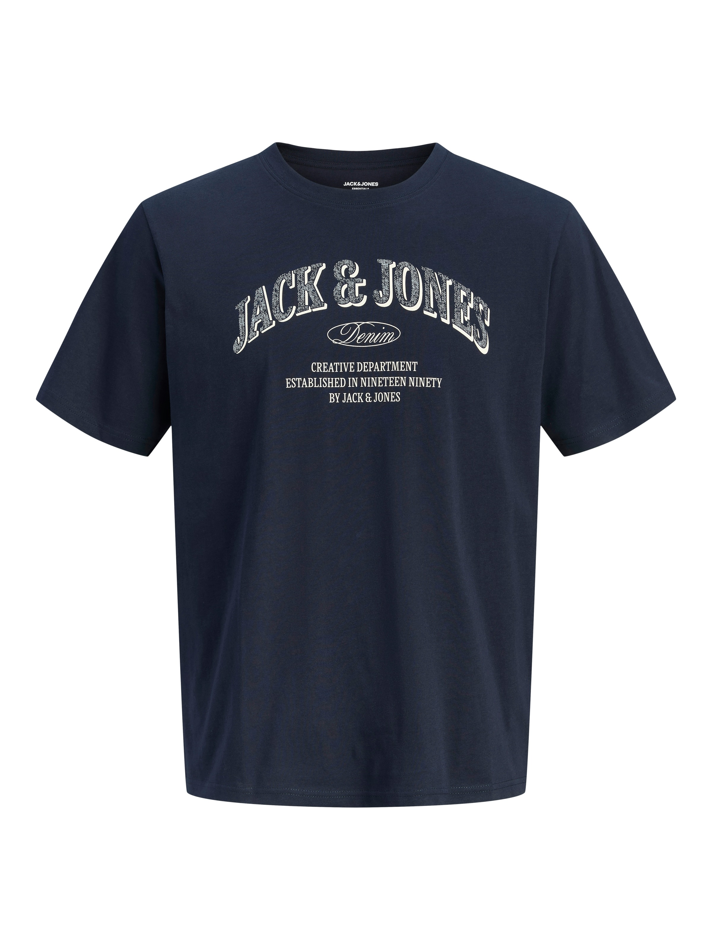 Jack & Jones T-Shirt »JJEDENVER LOGO TEE SS O-NECK SN« Baumwolle, relaxed fit