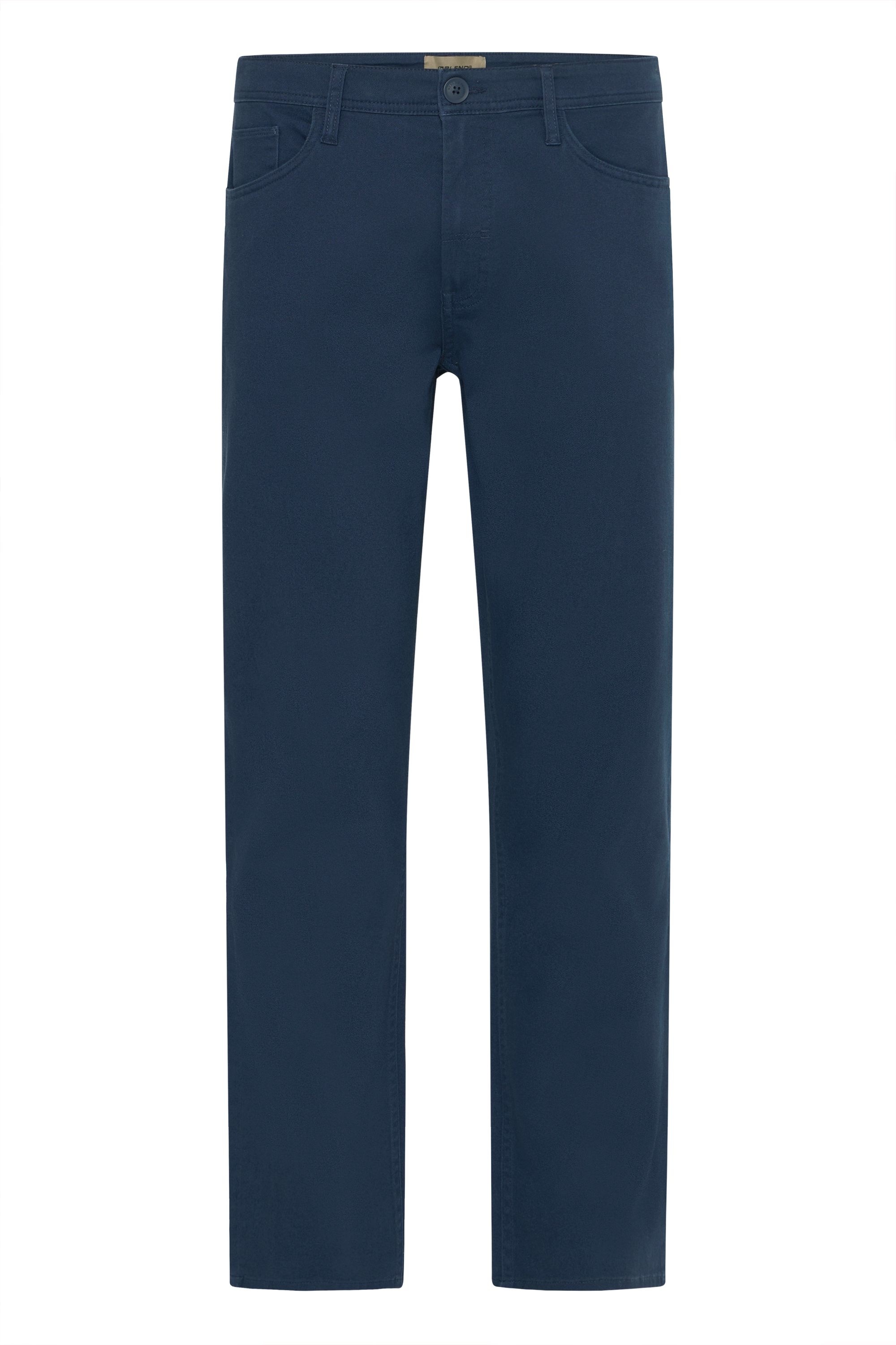 Chinohose BLEND "Chinohose BHTiram", Herren, Gr. 30, Länge 32, blau (marineblaus), Obermaterial: 98% Baumwolle CO. 2% Elasthan EL., Hosen Chinohose 4