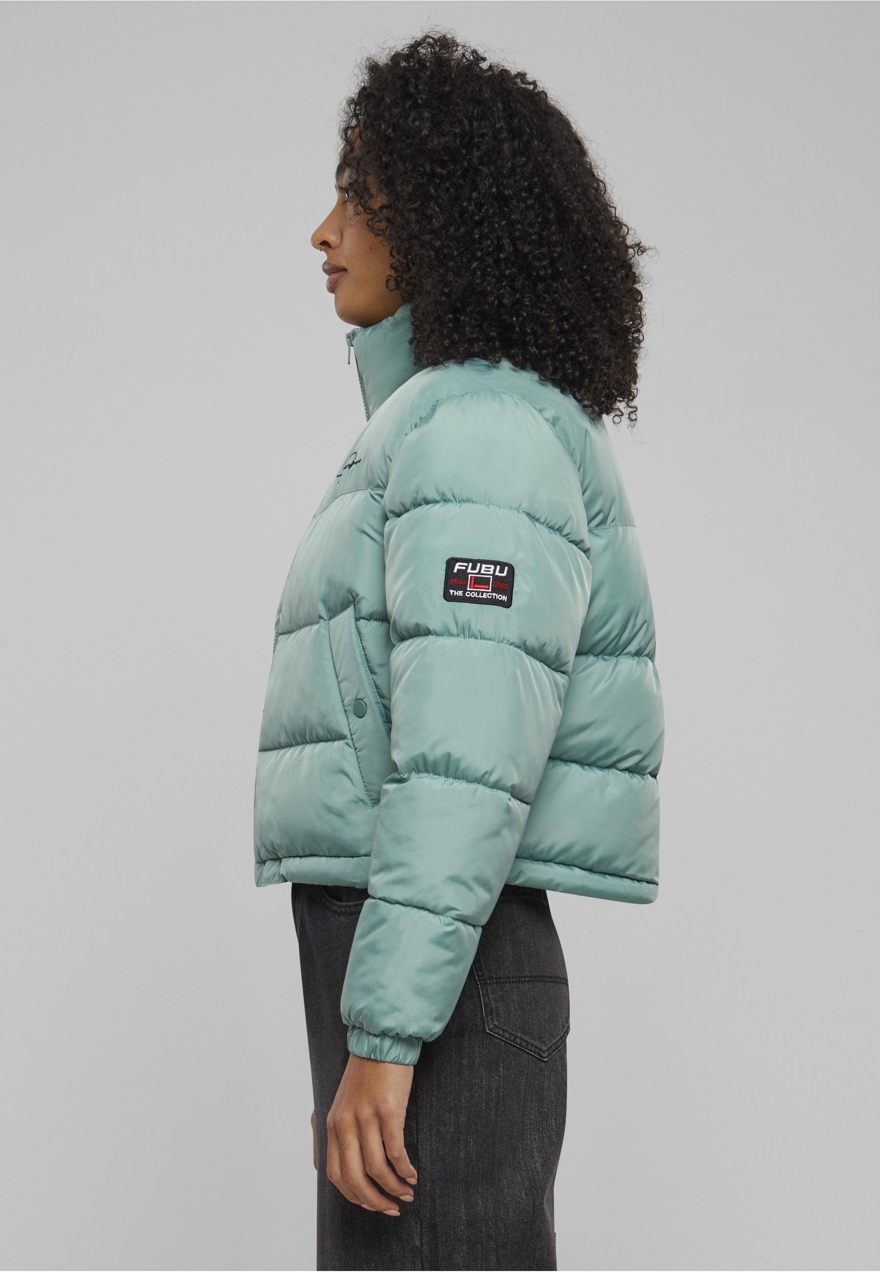 Fubu Winterjacke »Fubu Signature Puffer Jacket dusty« 1 Stk. tlg. ohne Kapuze