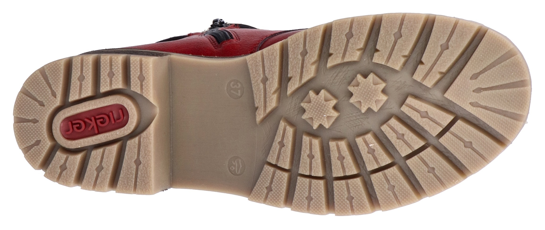 Rieker Winterstiefelette, Schnürboots, Stiefelette, Blockabsatz, mit Warmfutter