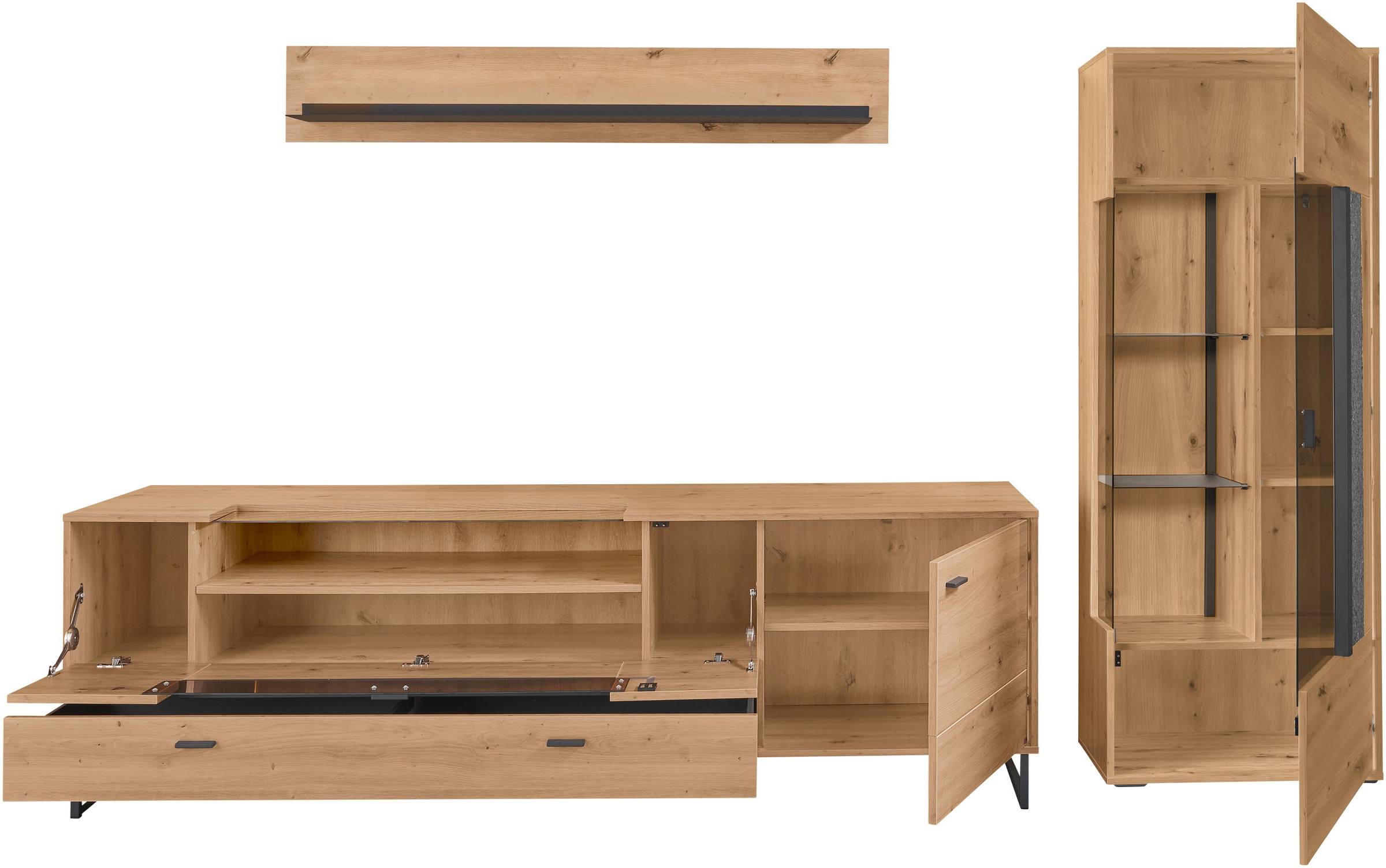 Thumbnail - set one by Musterring TV-Wand "Deltona" 3 Stk. tlg.