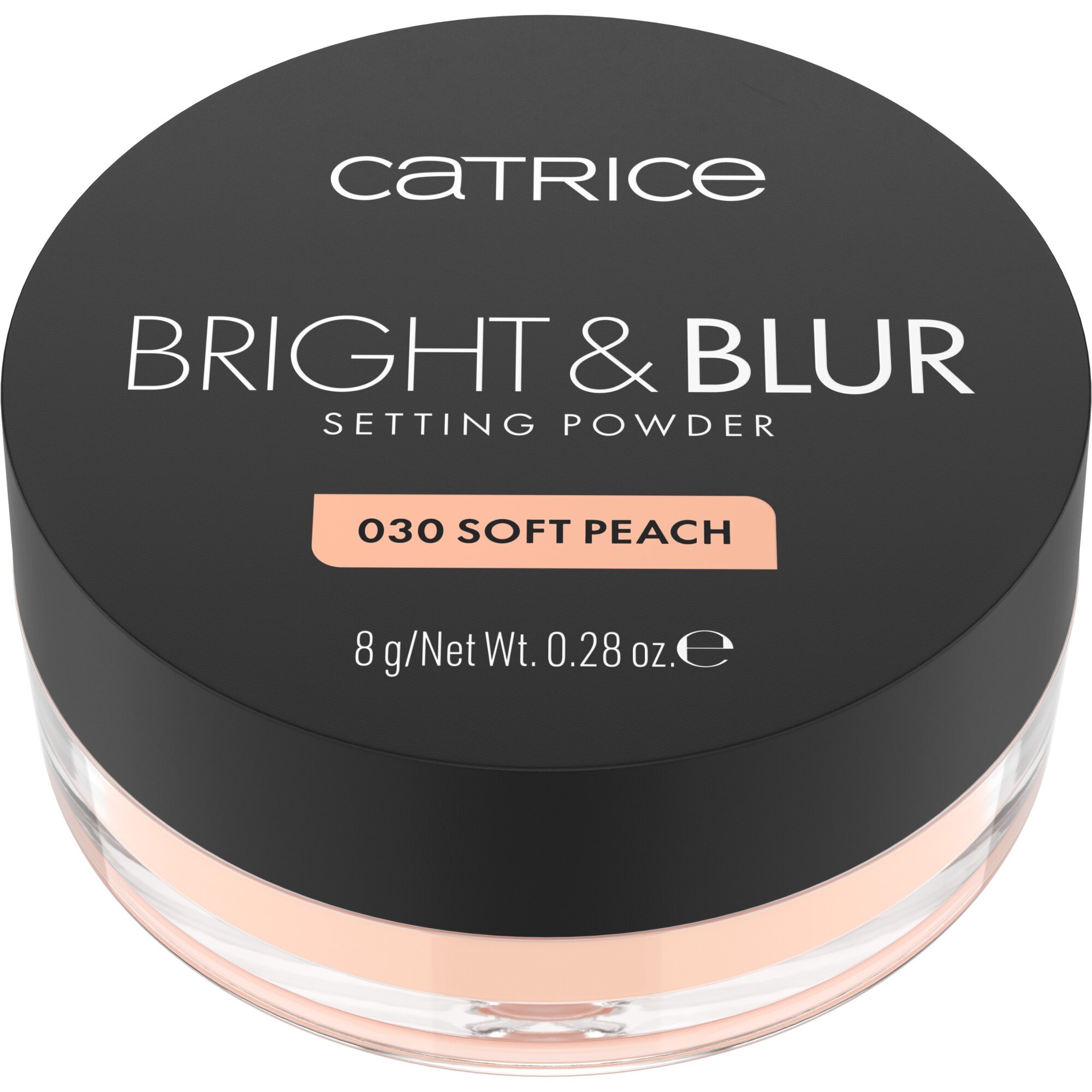 CATRICE Damen Puder "Bright & Blur Setting Powder", 8 gsoft peach, Teint-Kosmetika, Perfekt zum Fixieren des Make-ups und für einen strahlenden Glow
