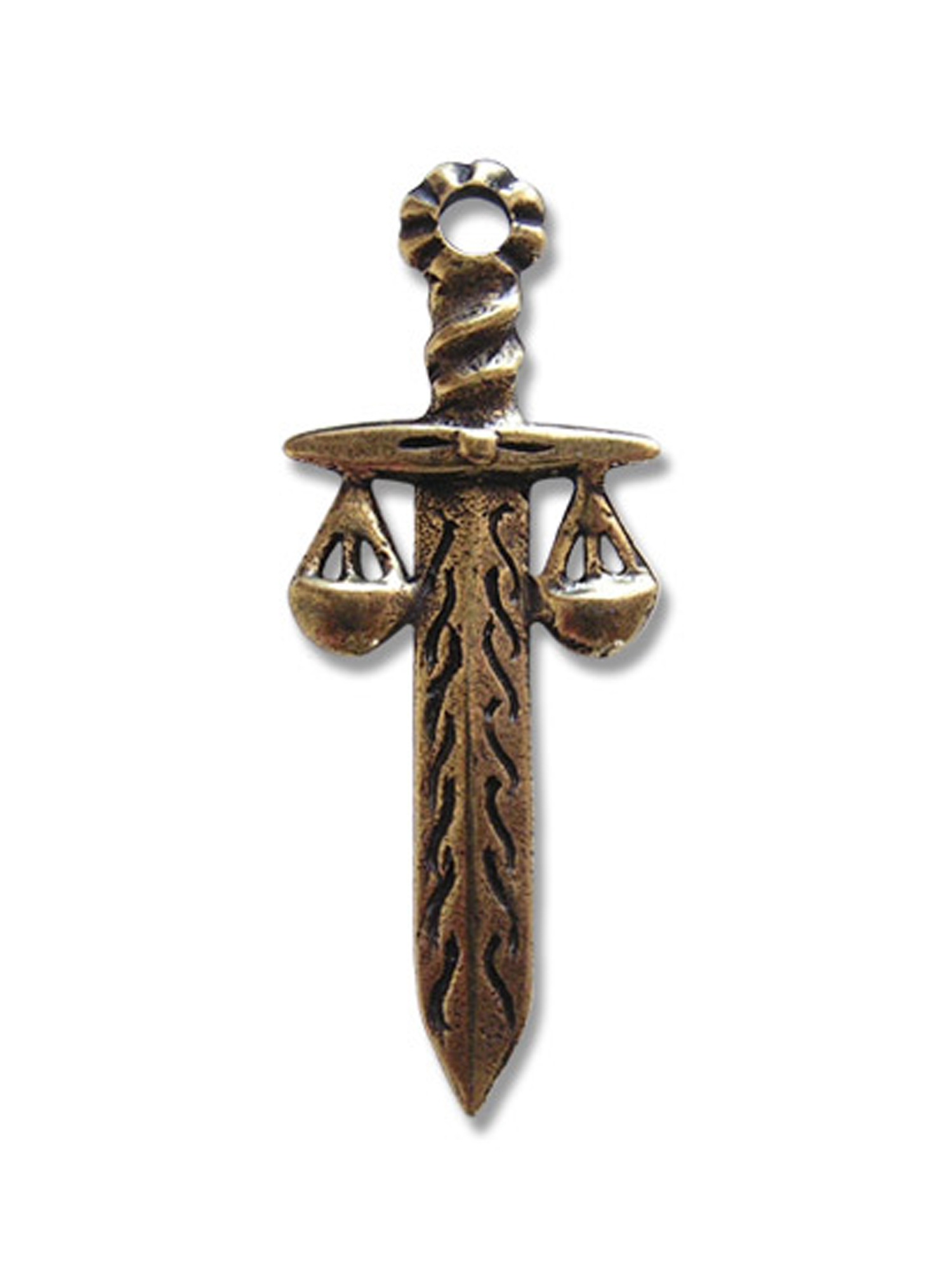 Adelia´s Amulett »Amulett Anhänger Alte Symbole Themis Schwert«, Themis Schwert - Verhilft zur richtigen Entscheidung