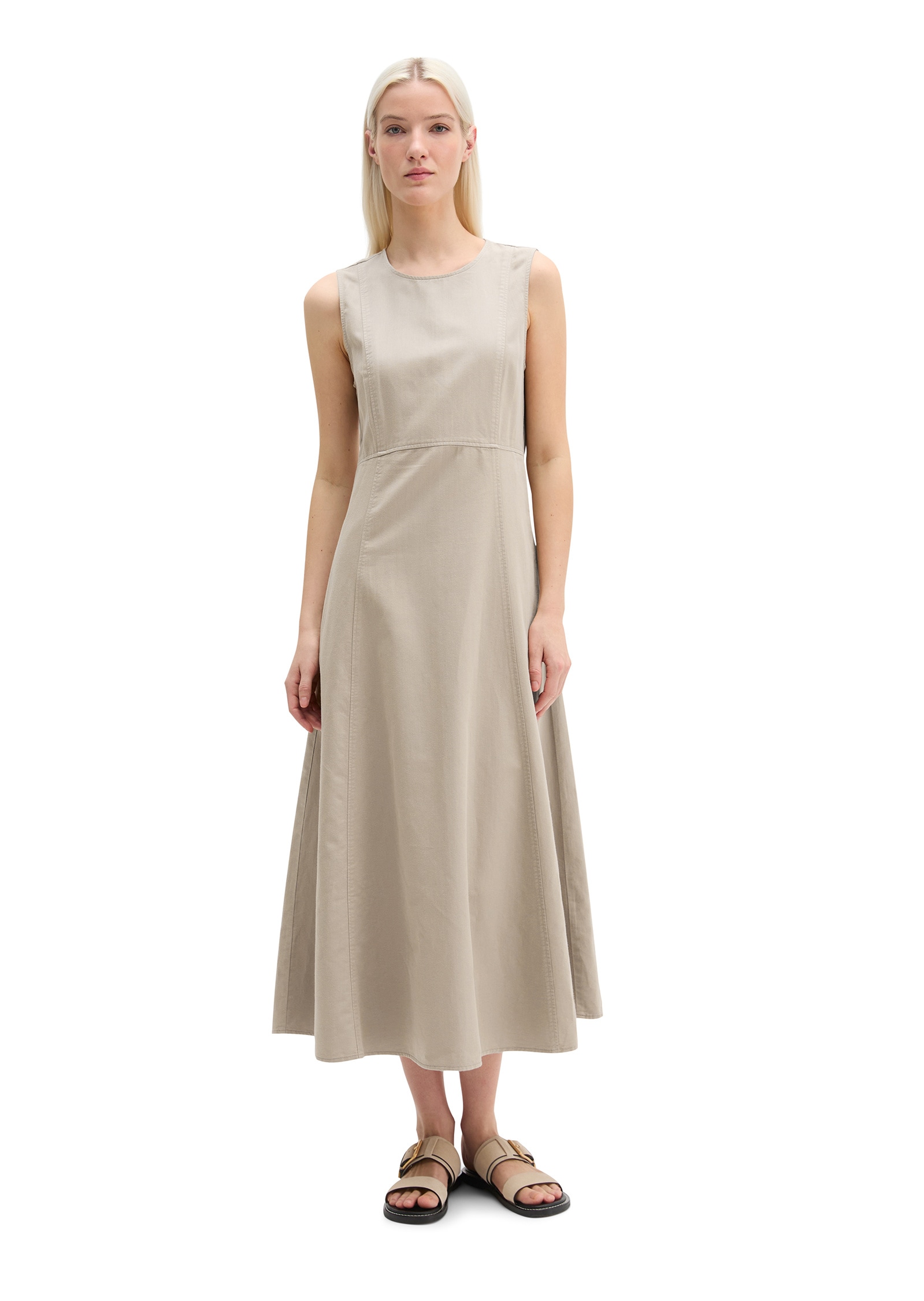 Marc O'Polo Midikleid »aus Organic-Cotton-Lyocell-Leinen-Mix«