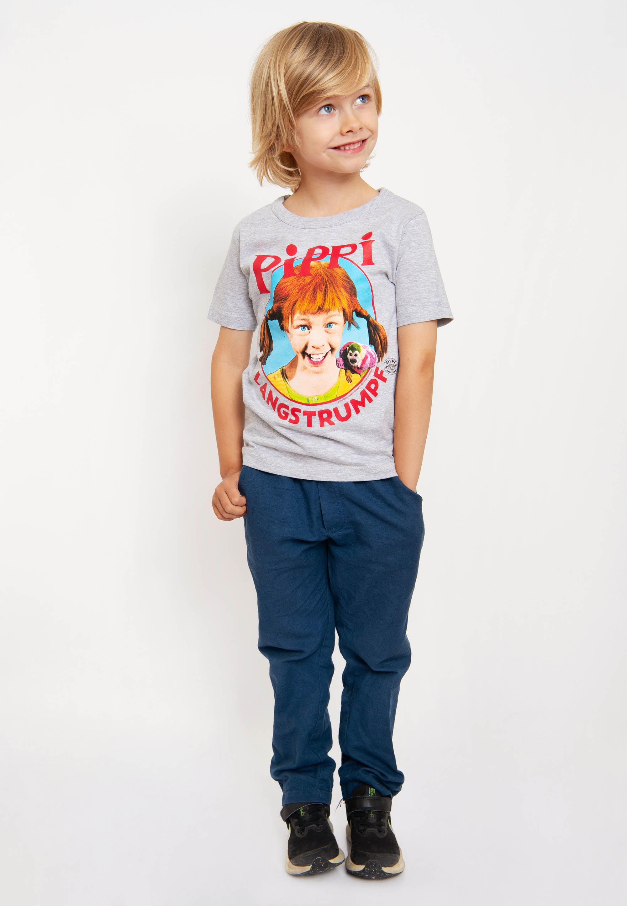 Thumbnail - LOGOSHIRT T-Shirt "Pippi Langstrumpf" mit lizenziertem Print