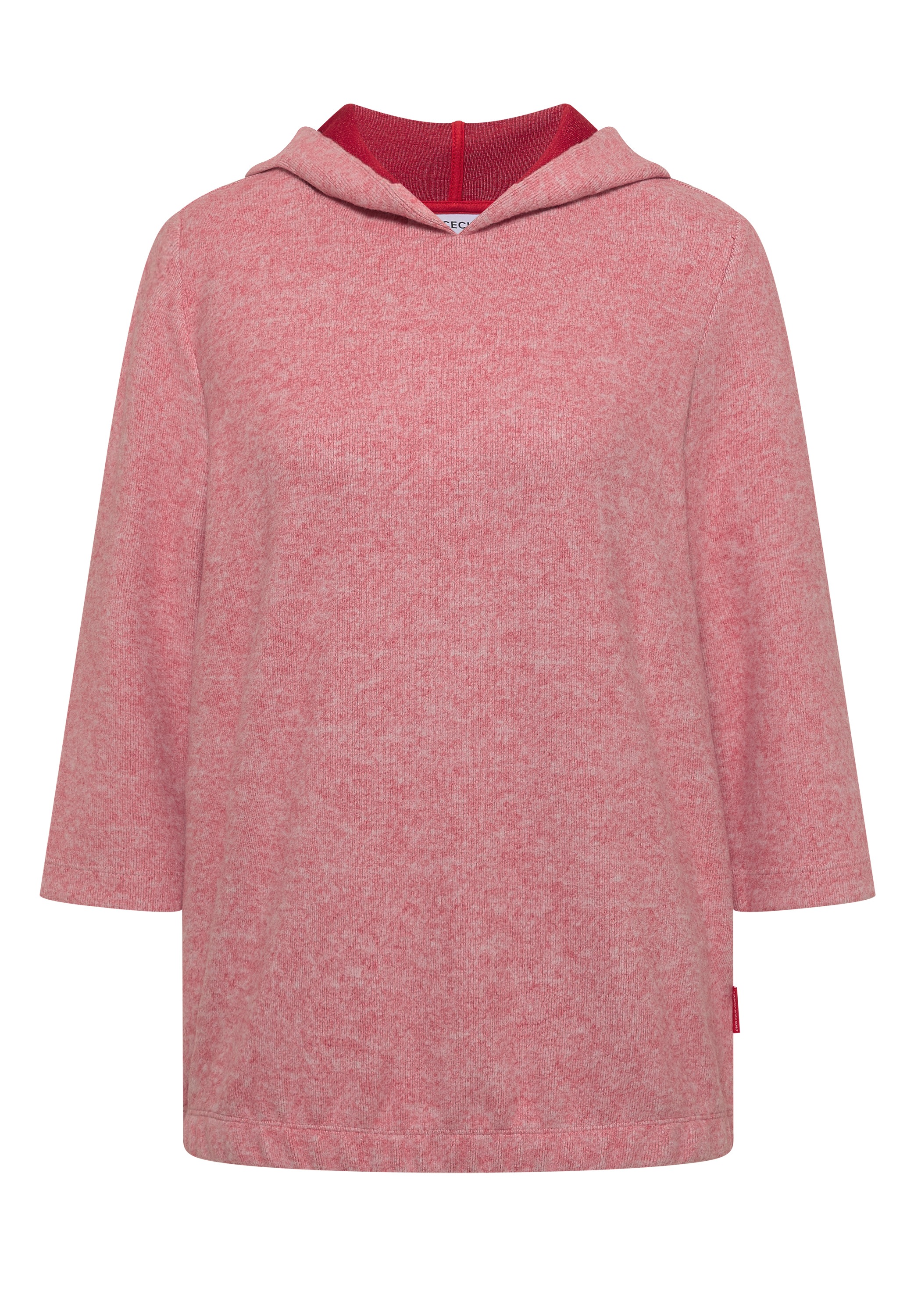Cecil Kapuzensweatshirt , 3/4-Arm-Shirt im Melange-Look
