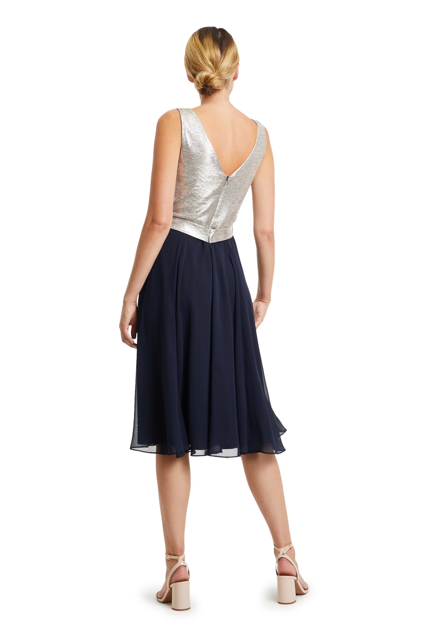 Vera Mont Cocktailkleid »Vera Mont Cocktailkleid mit Gürtel«, Materialmix