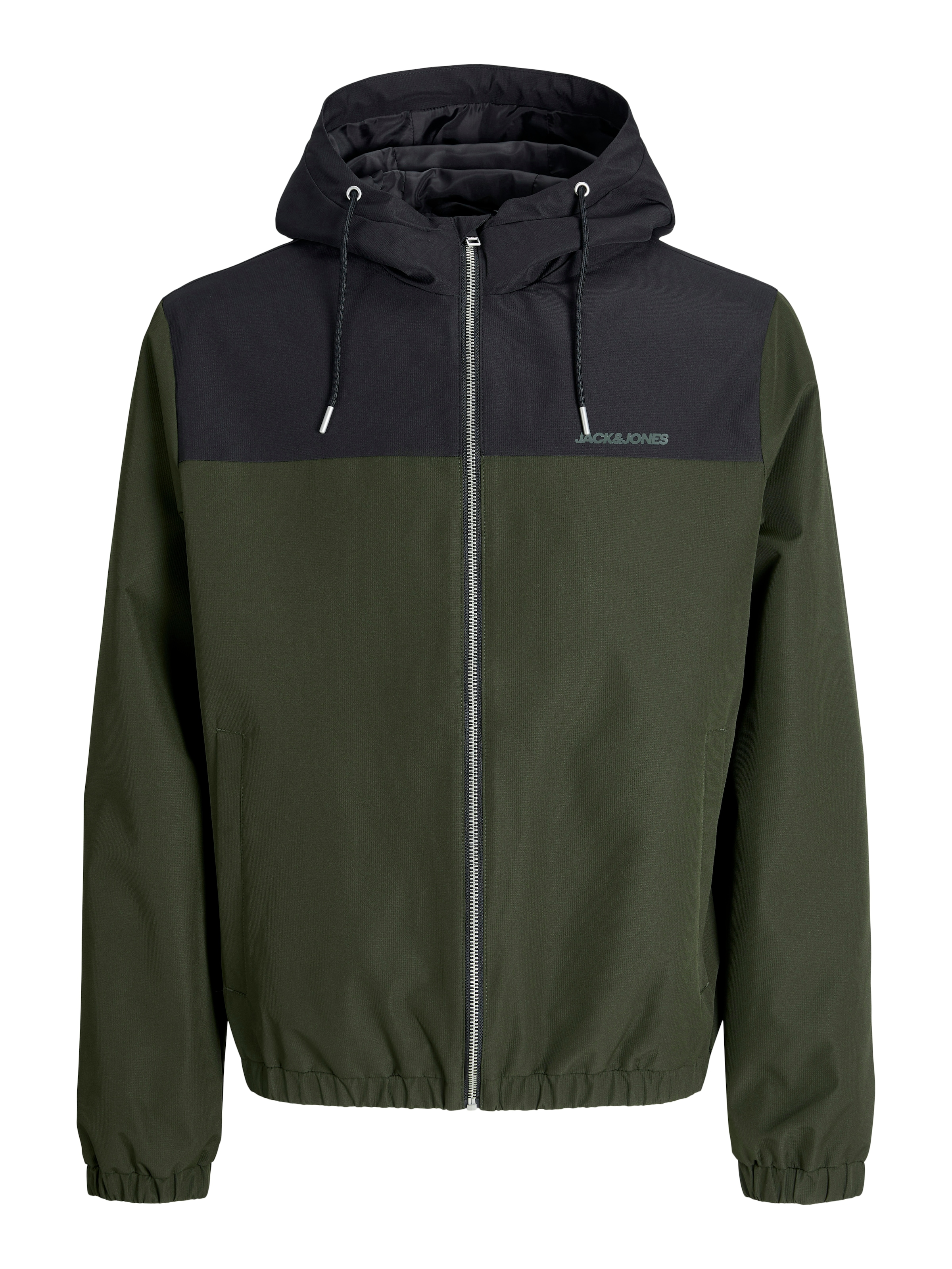 Jack & Jones Blouson »JJELEGACY LIGHT JACKET HOOD NOOS«, mit Kapuze, mit Logo Schriftzug