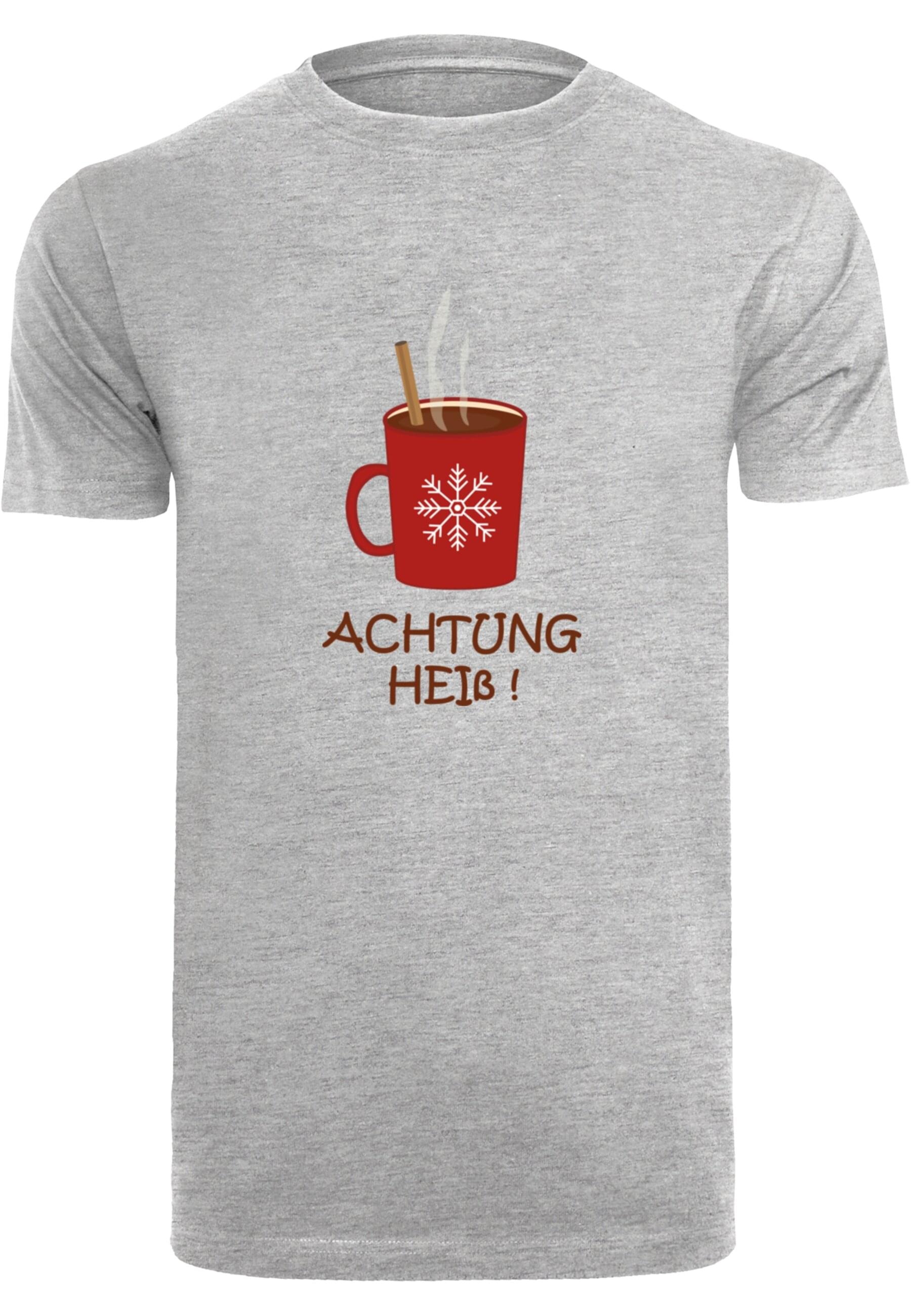 Merchcode T-Shirt "Merchcode Herren Achtung heiss T-Shirt Round Neck" günstig online kaufen