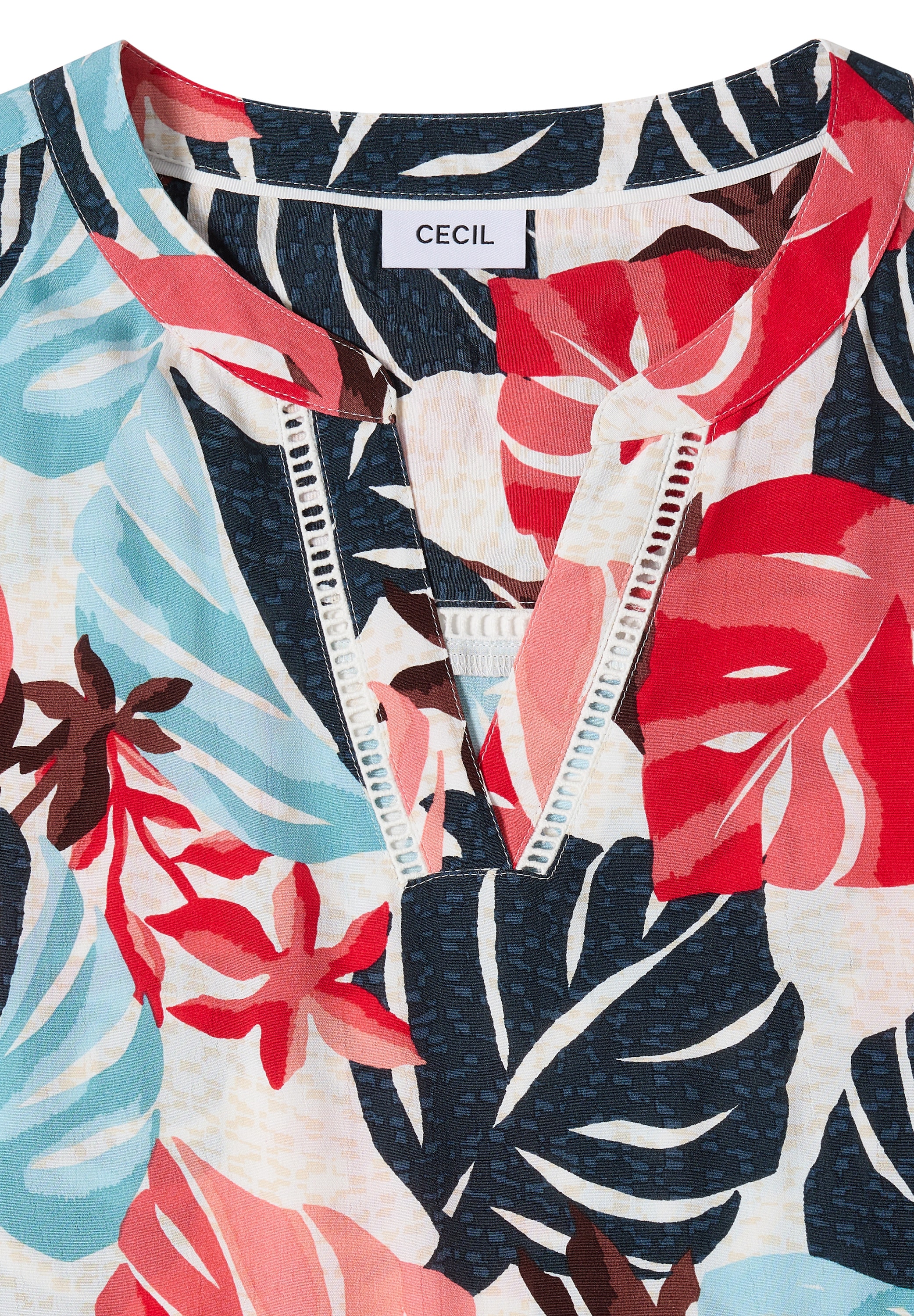 Cecil Druckkleid Rock Teil stufig geschnitten