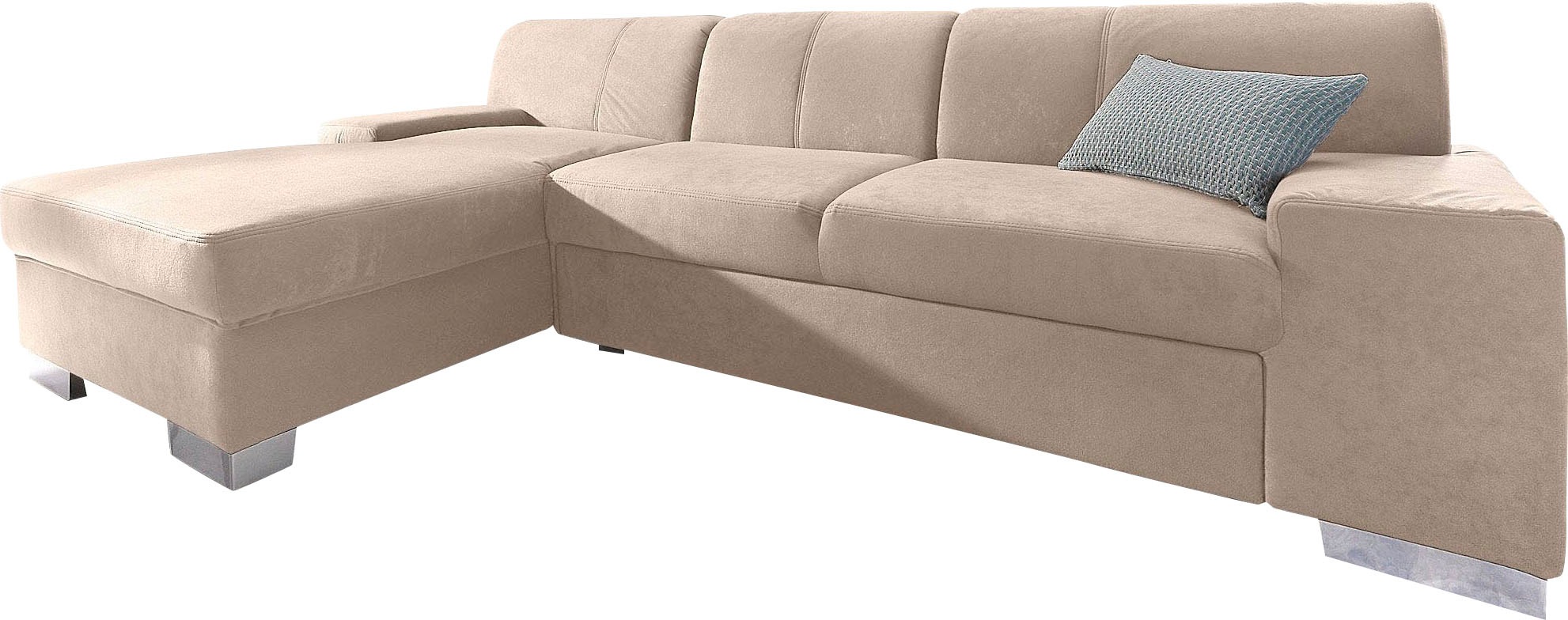 DOMO collection Ecksofa "Star, zeitlose Formensprache, elegante Optik, L-Fo günstig online kaufen