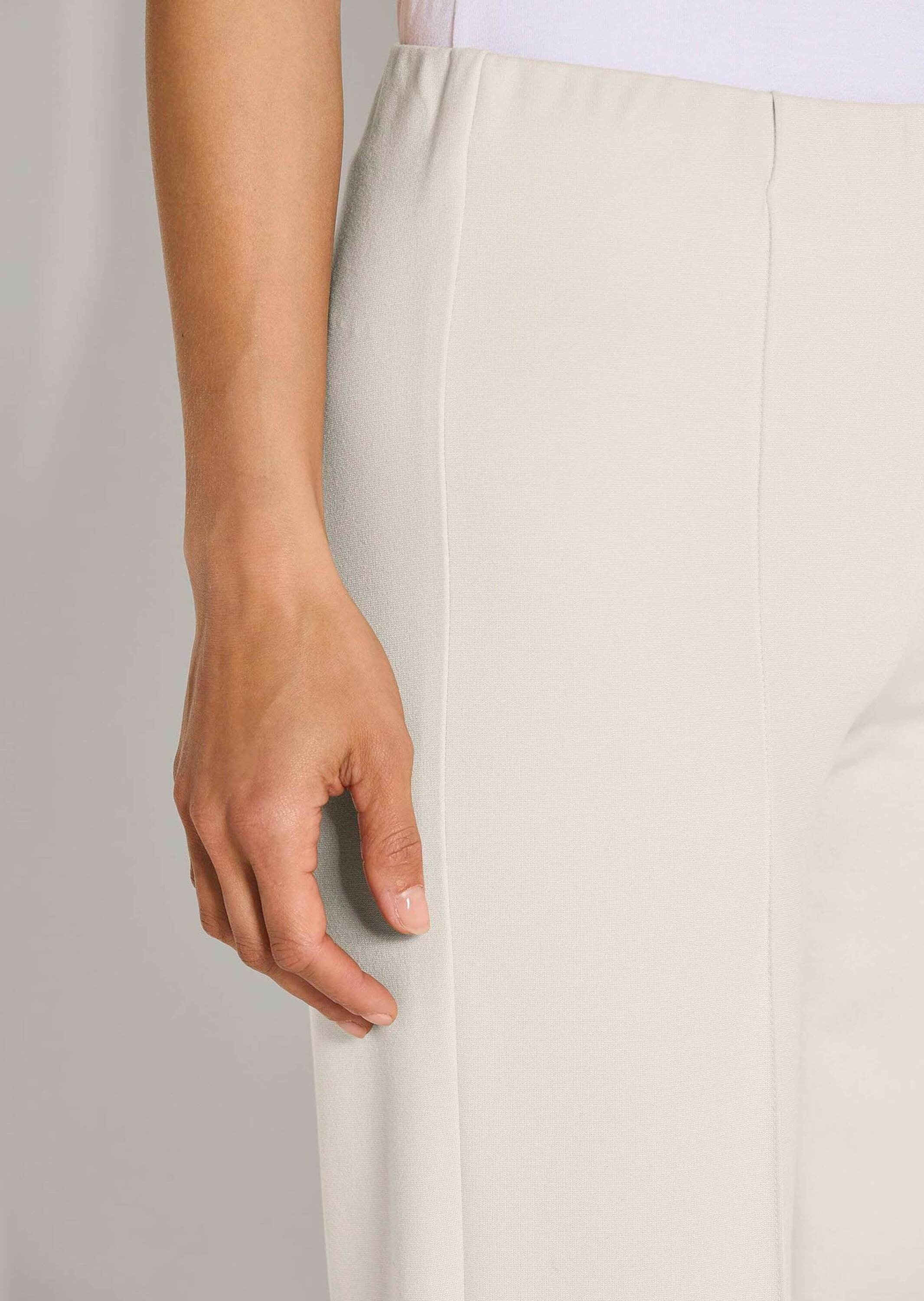 MADELEINE Jerseyhose »Jerseyhose Weite Jerseyhose mit Biesen«