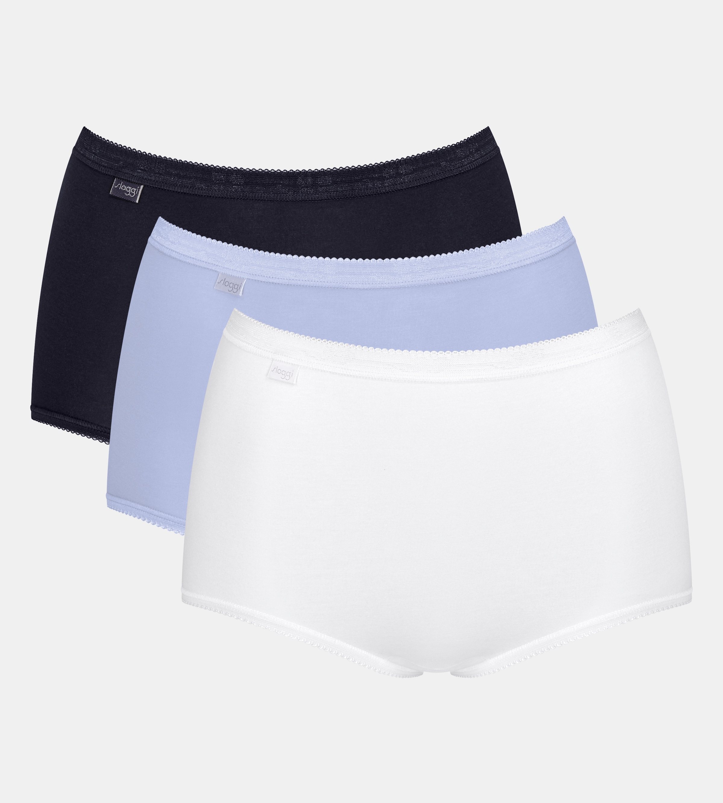 sloggi Maxislip "Basic+", (3er Pack), Baumwollmischung, weiche Nähte, Singl günstig online kaufen