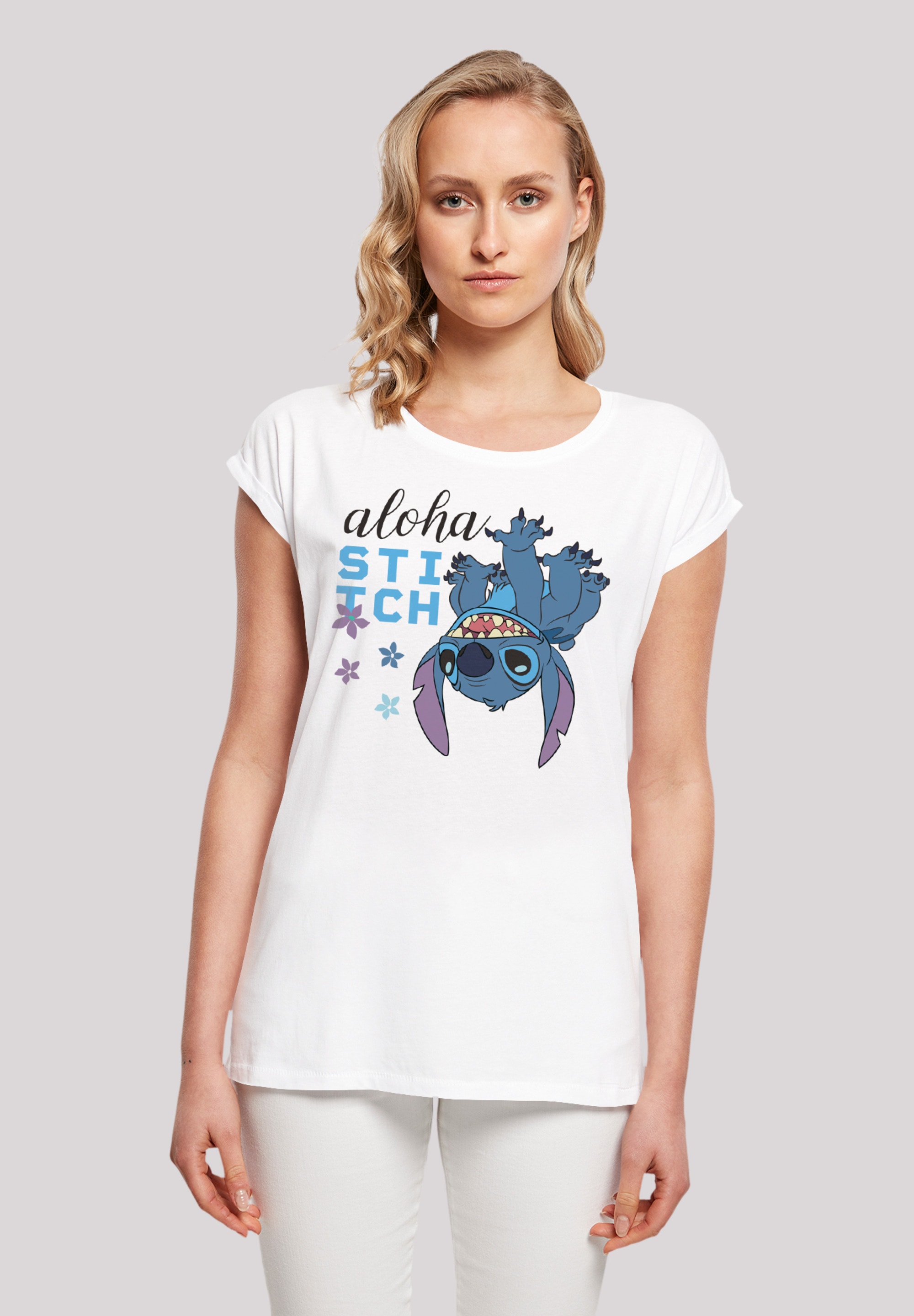 T-Shirt »Disney Lilo & Stitch On The Head«, Premium Qualität