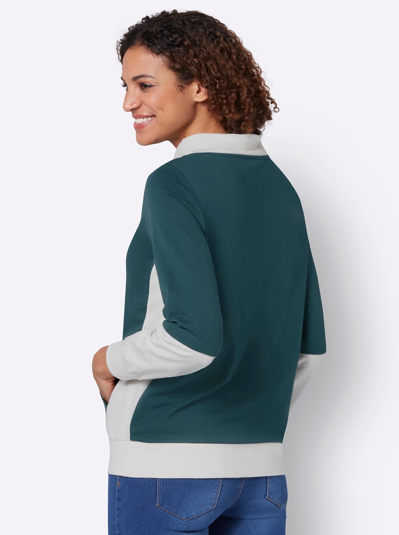 Casual Looks Stehkragenshirt »Shirt«, (1 tlg.)